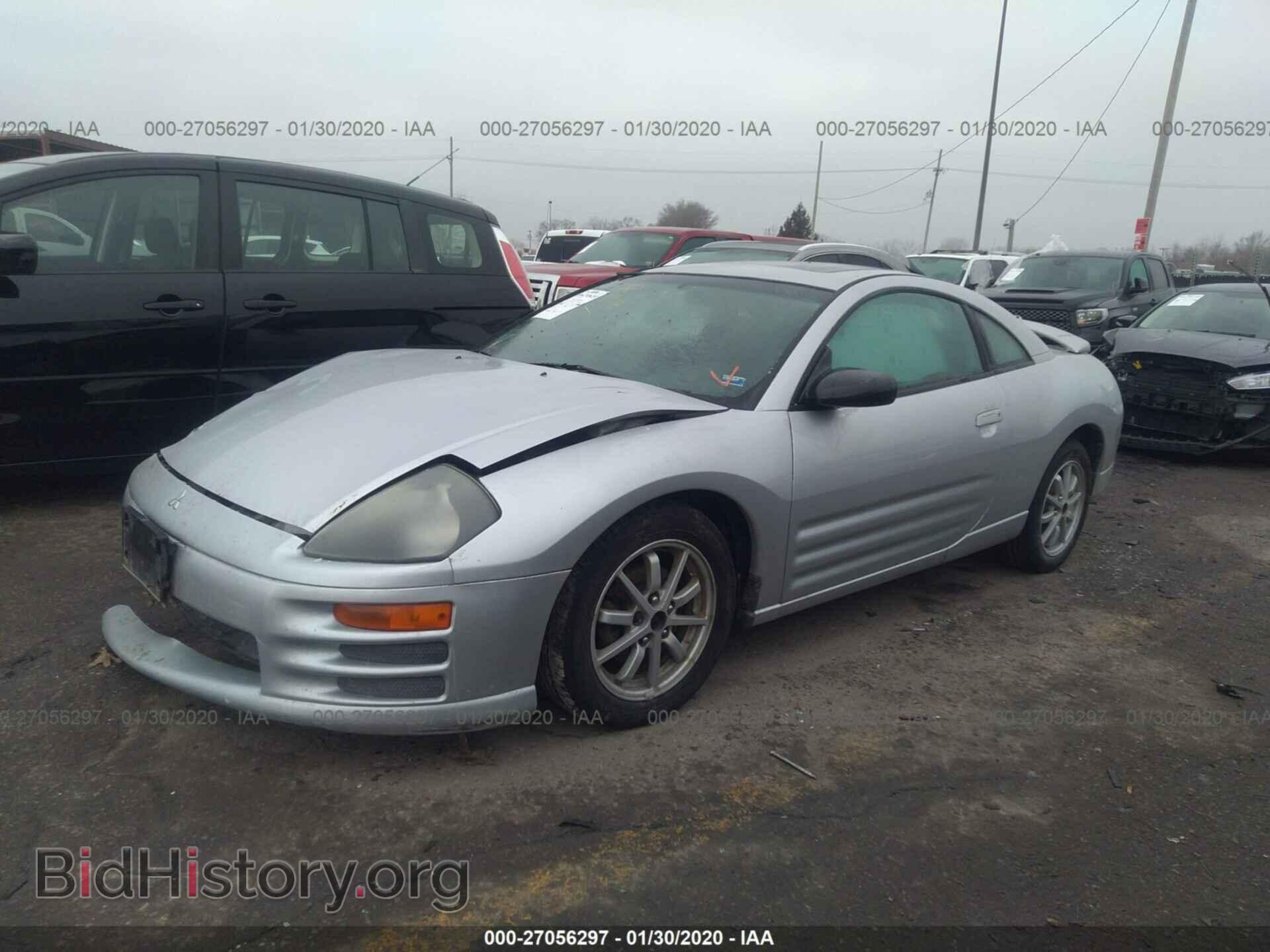 2002 MITSUBISHI ECLIPSE - VIN: 4A3AC44G82E054790 - Фото 2