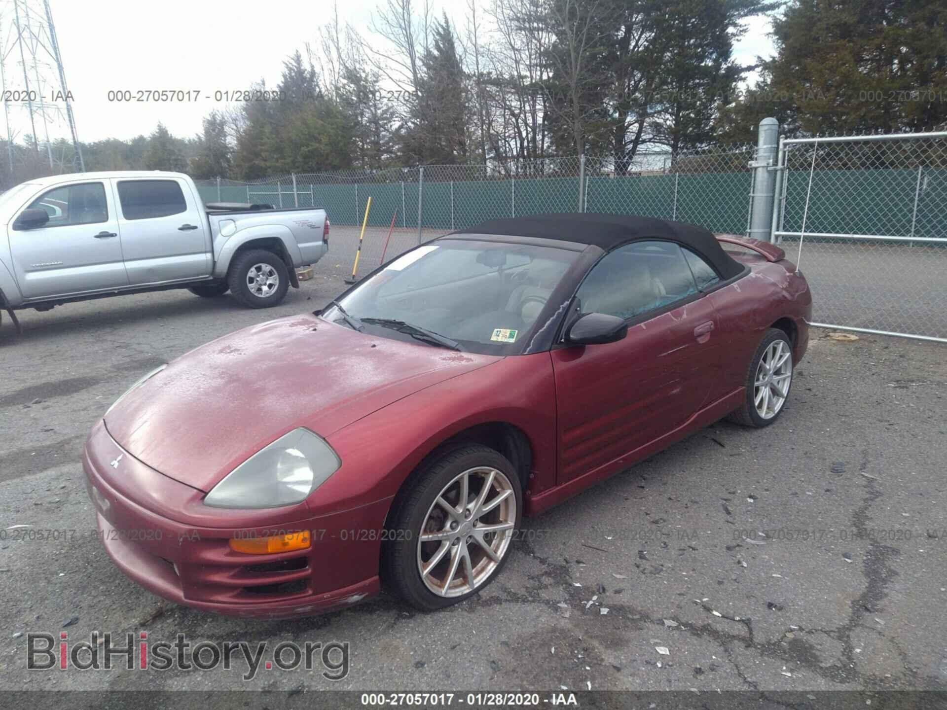 2002 MITSUBISHI ECLIPSE - VIN: 4A3AE85H62E062962 - Photo 2