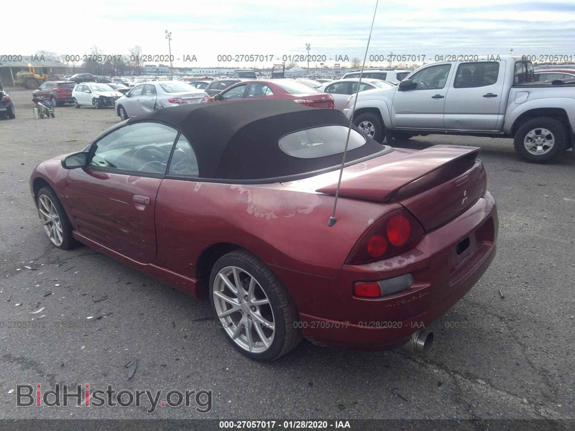 2002 MITSUBISHI ECLIPSE - VIN: 4A3AE85H62E062962 - Photo 3