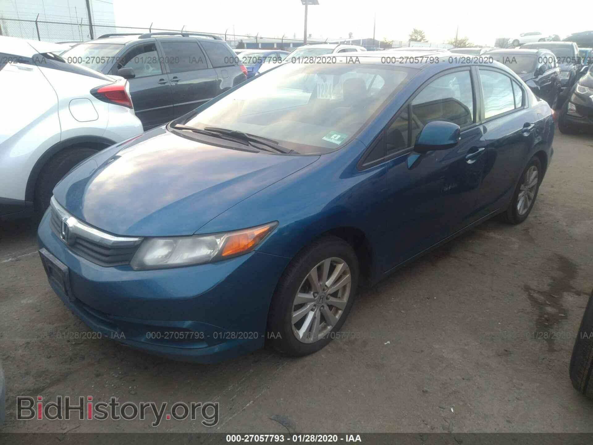 2012 HONDA CIVIC - VIN: 2HGFB2F88CH501149 - Фото 2
