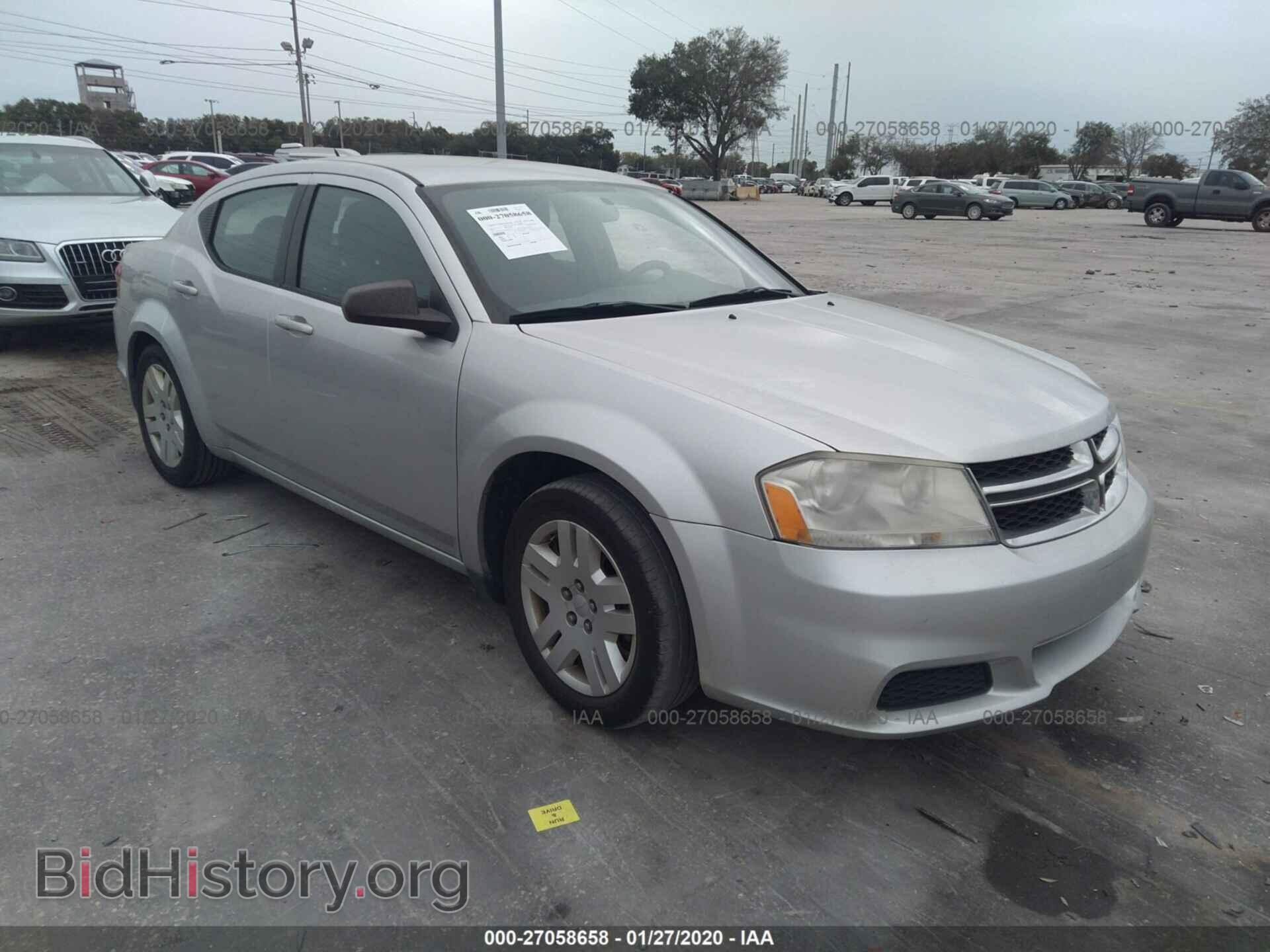 Photo 1B3BD4FB4BN501302 - DODGE AVENGER 2011