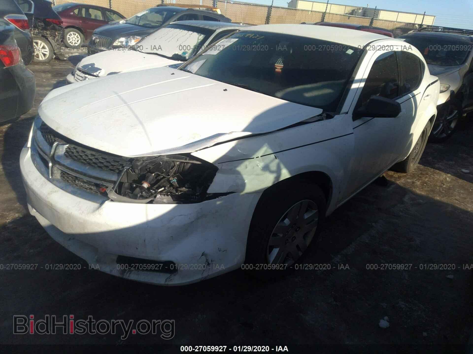 2013 DODGE AVENGER - VIN: 1C3CDZABXDN710140 - Фото 2