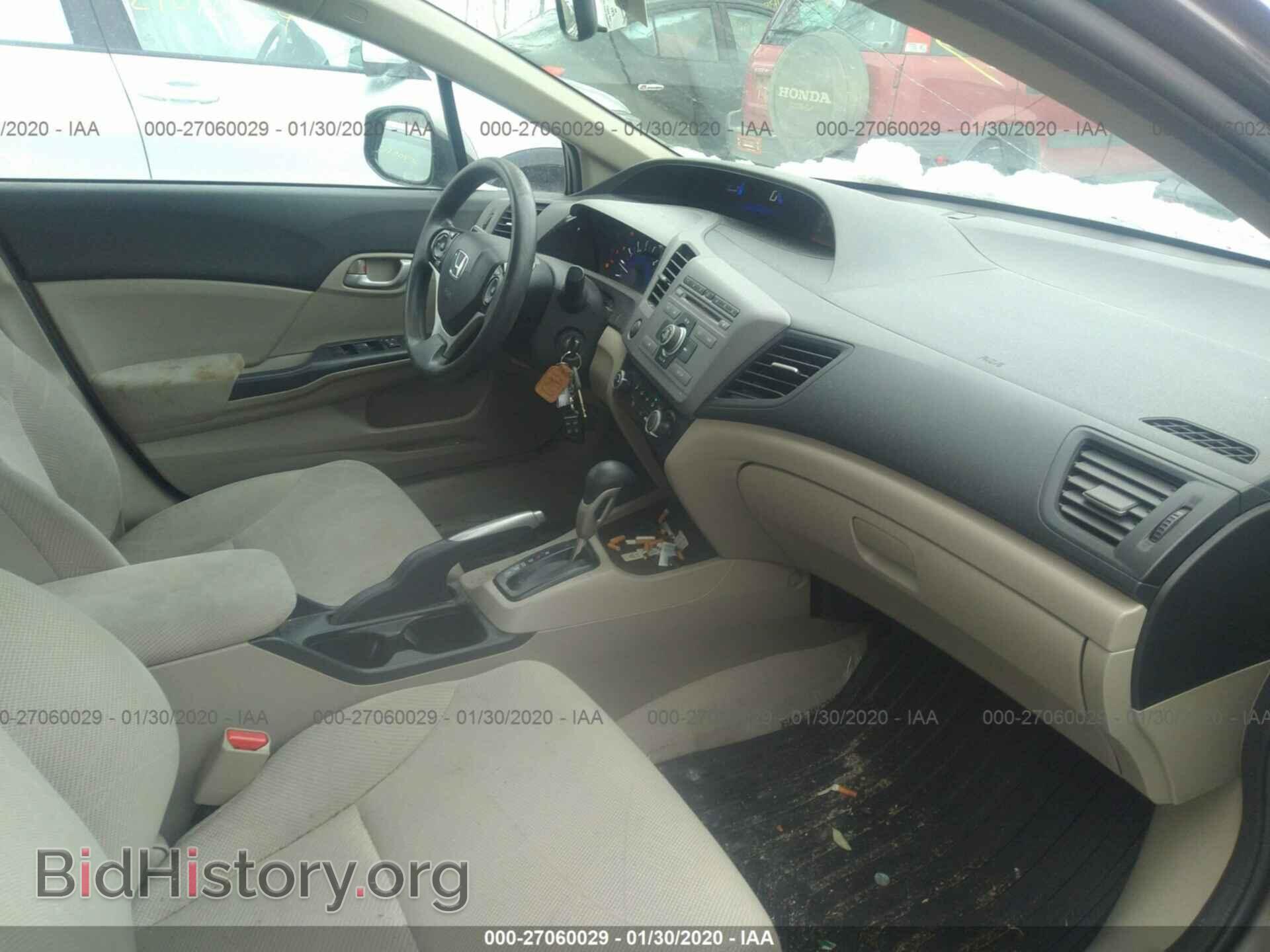 2012 HONDA CIVIC - VIN: 2HGFB2F50CH596733 - Фото 5