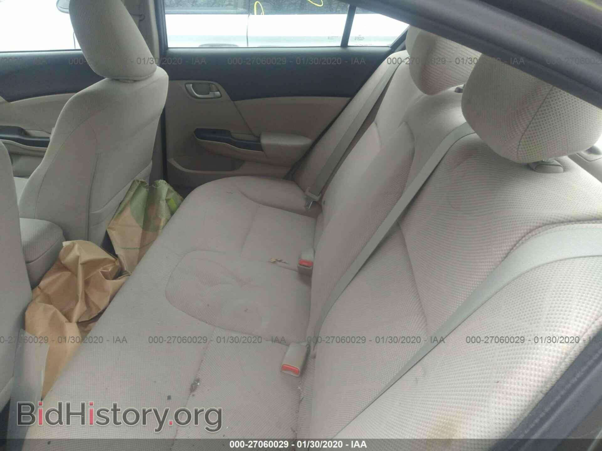 2012 HONDA CIVIC - VIN: 2HGFB2F50CH596733 - Фото 8