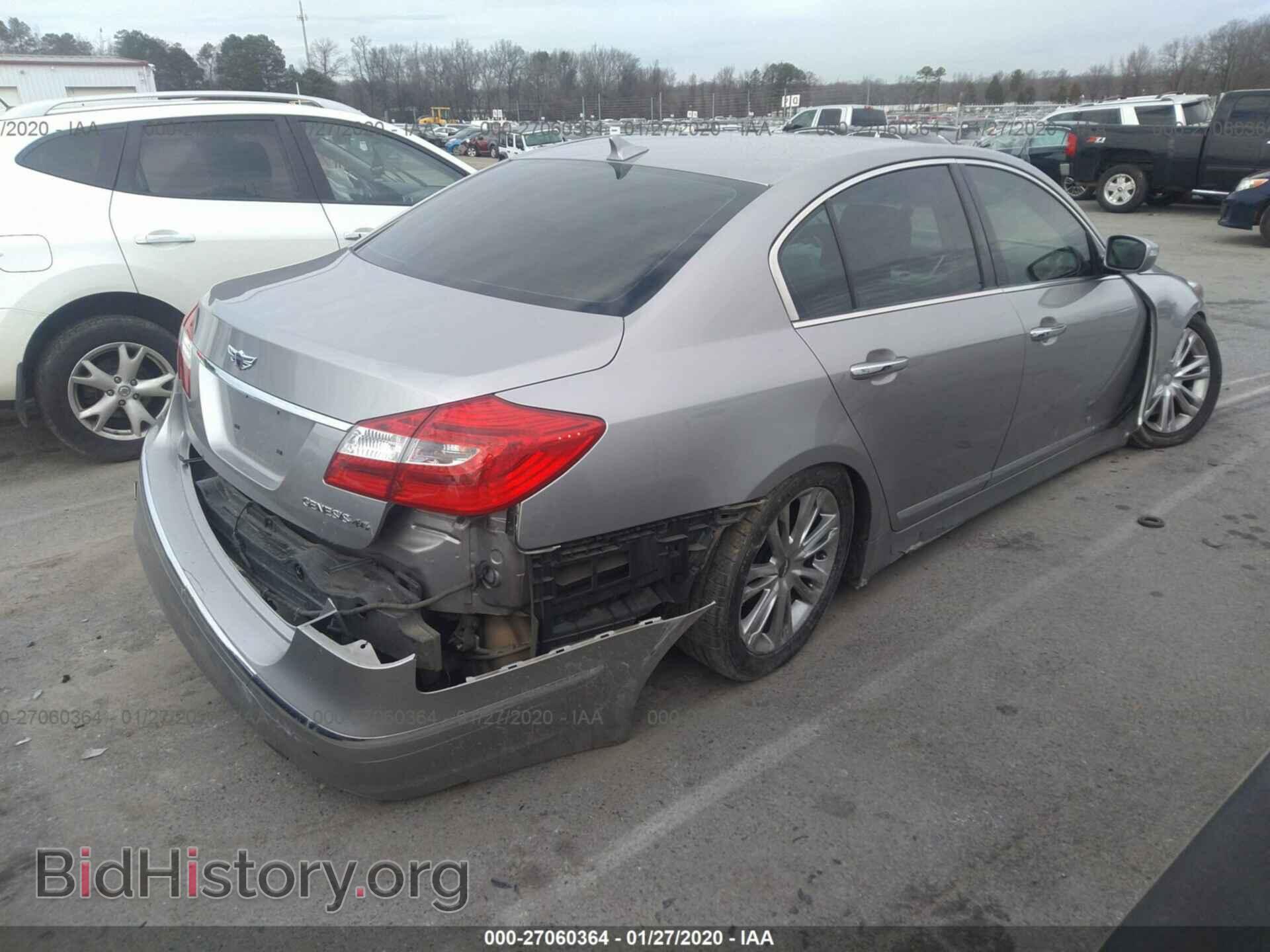 2012 HYUNDAI GENESIS - VIN: KMHGC4DF9CU155926 - Фото 4
