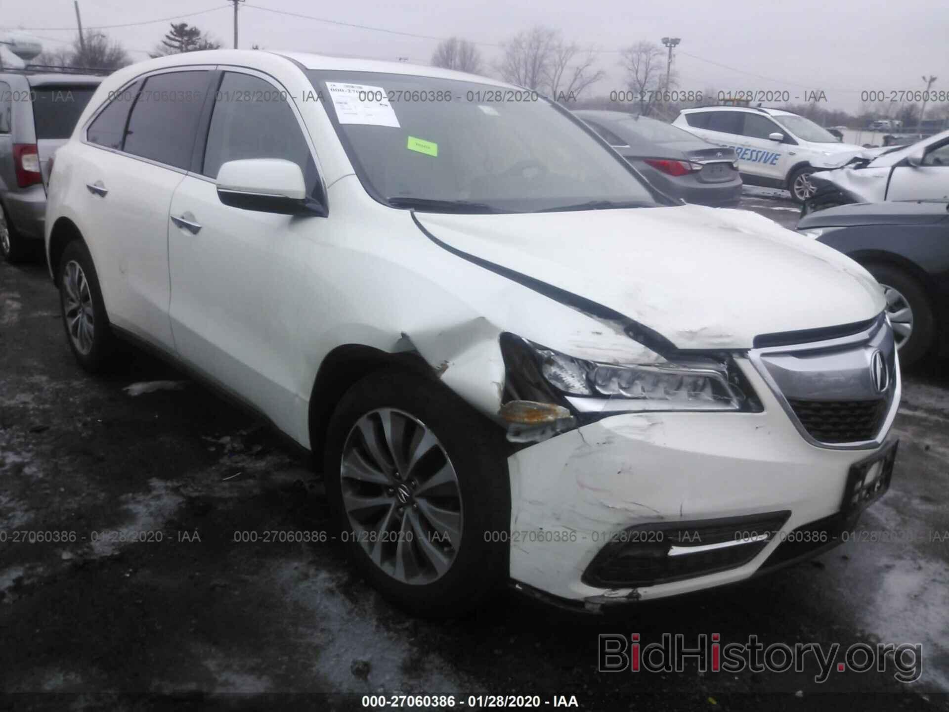 Photo 5FRYD4H44FB027622 - ACURA MDX 2015