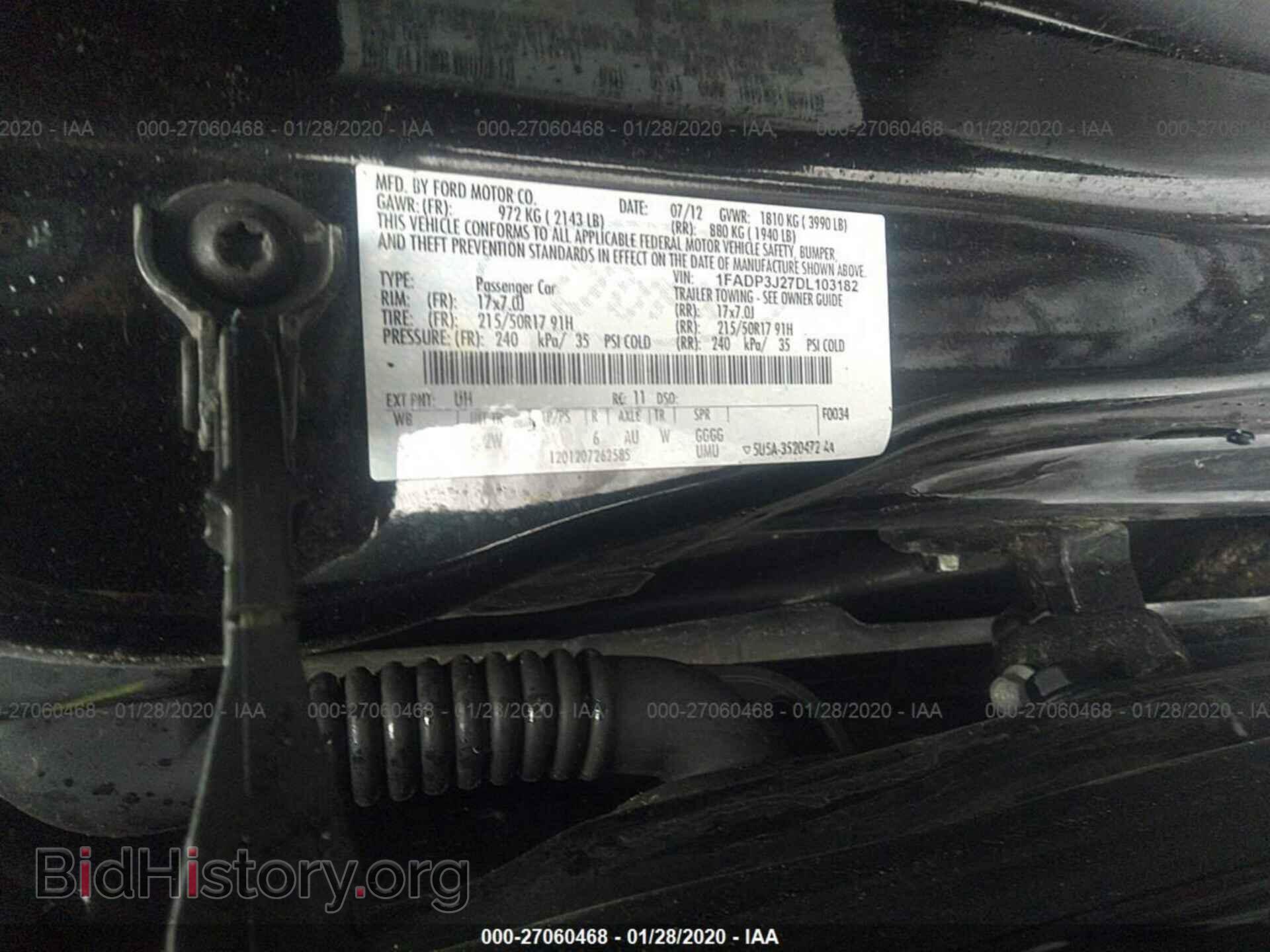 2013 FORD FOCUS - VIN: 1FADP3J27DL103182 - Photo 9