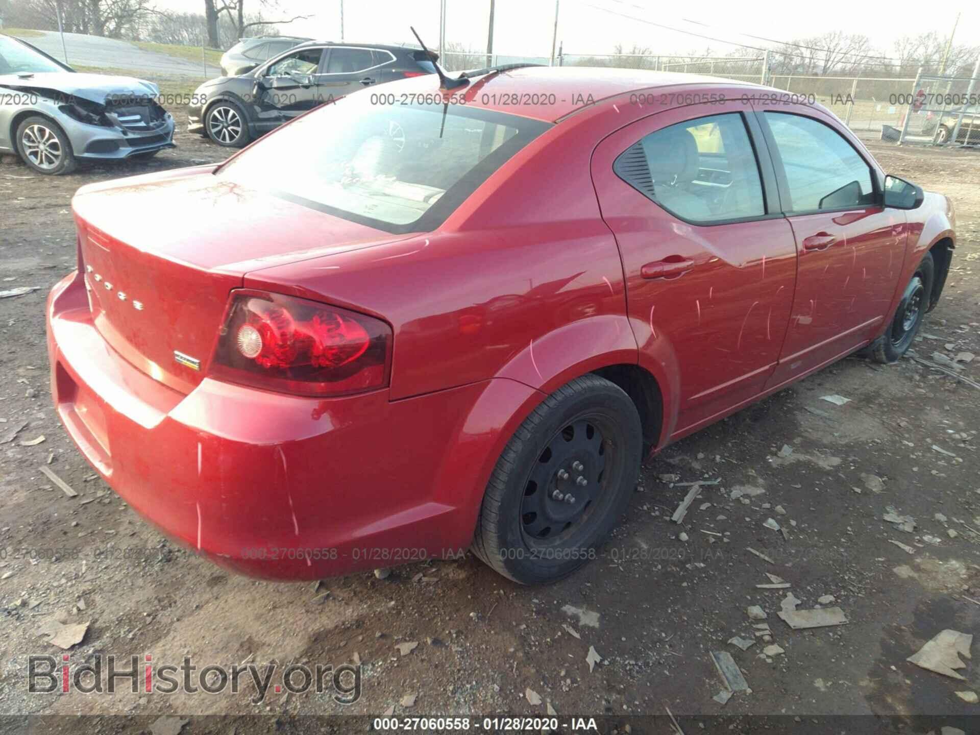 2012 DODGE AVENGER - VIN: 1C3CDZAG9CN309382 - Фото 4