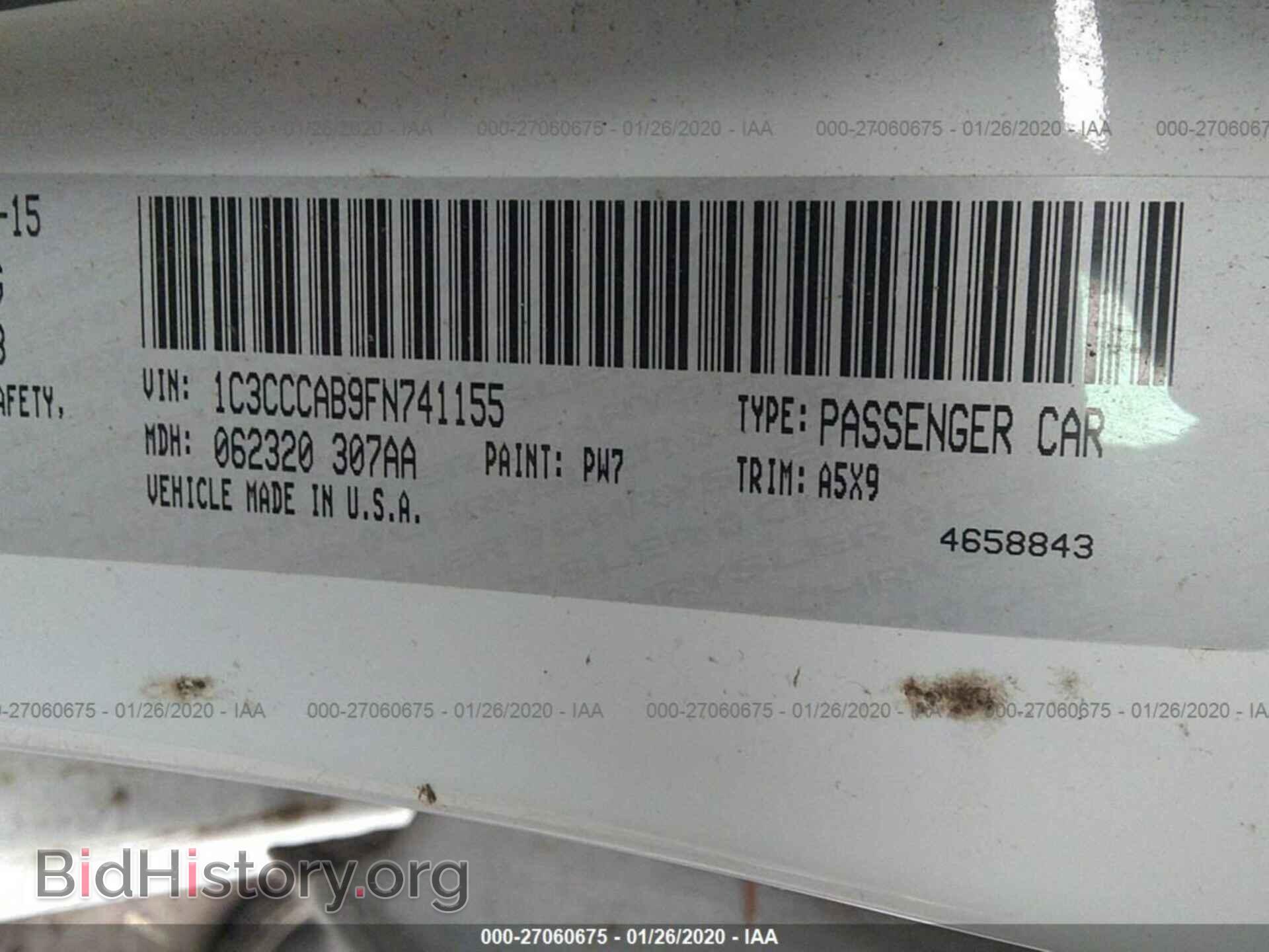 2015 CHRYSLER 200 - VIN: 1C3CCCAB9FN741155 - Photo 9
