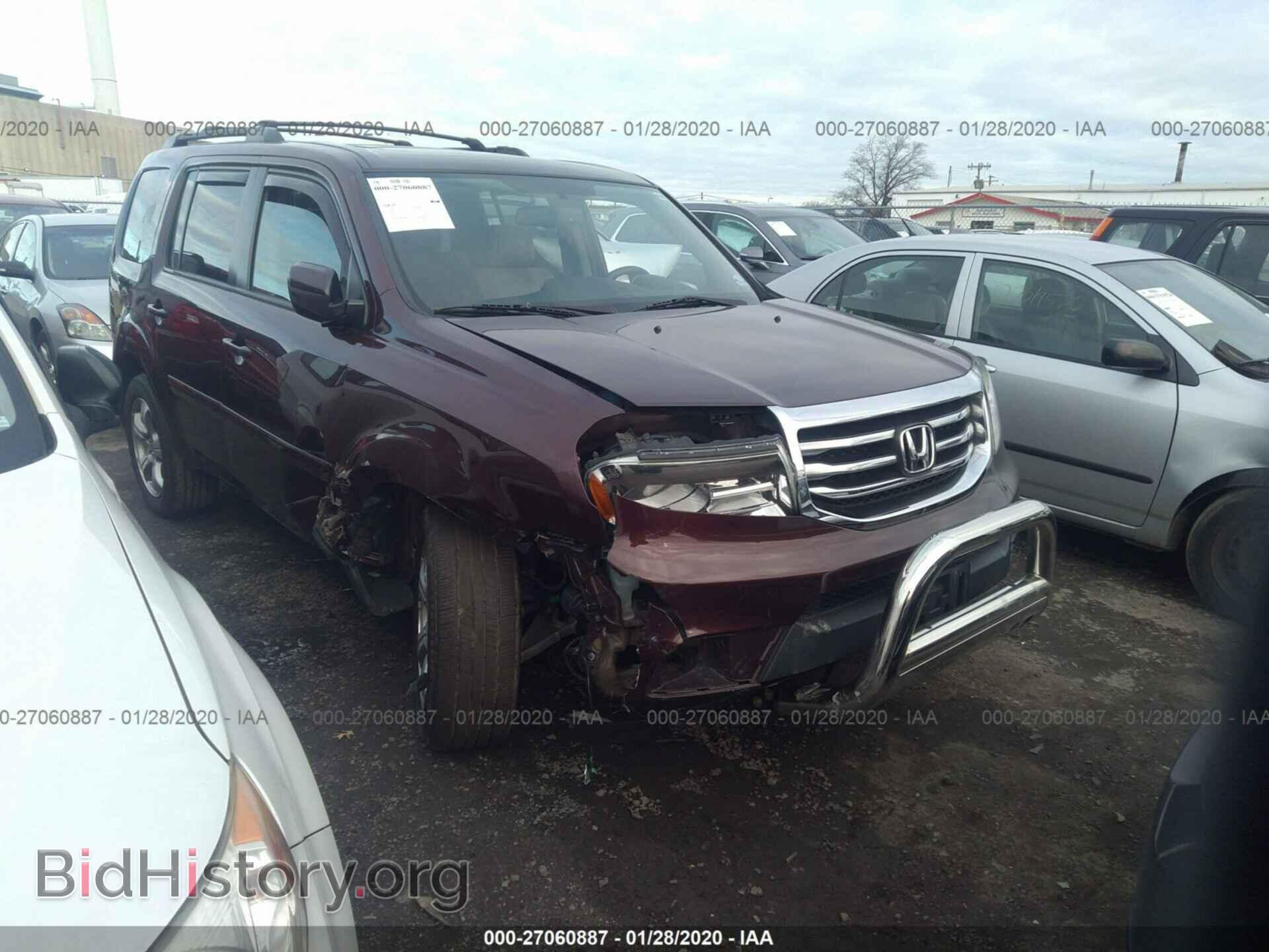 Photo 5FNYF4H58DB069065 - HONDA PILOT 2013