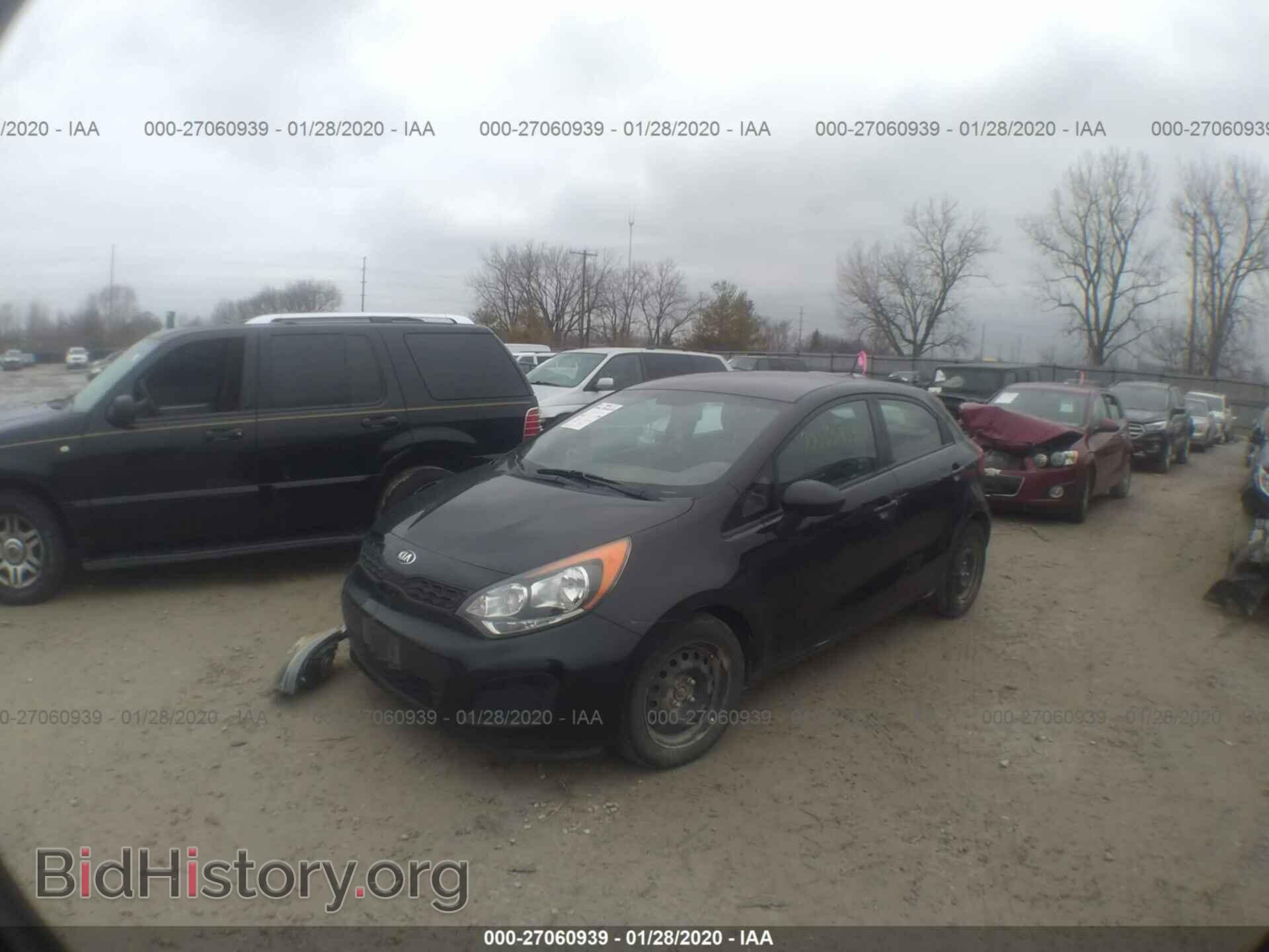 2014 KIA RIO - VIN: KNADM5A32E6333958 - Фото 2