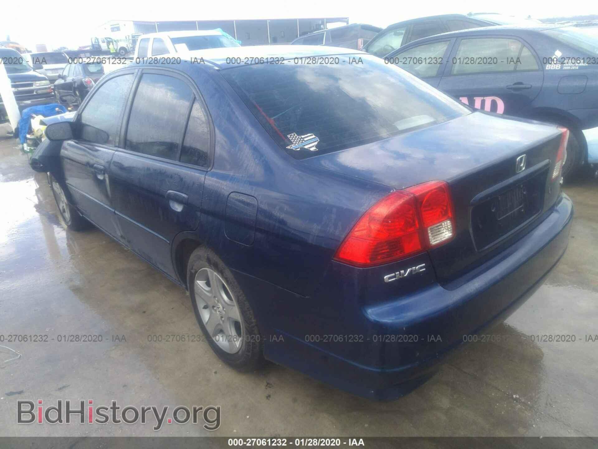 2005 HONDA CIVIC - VIN: JHMES26715S001331 - Фото 3