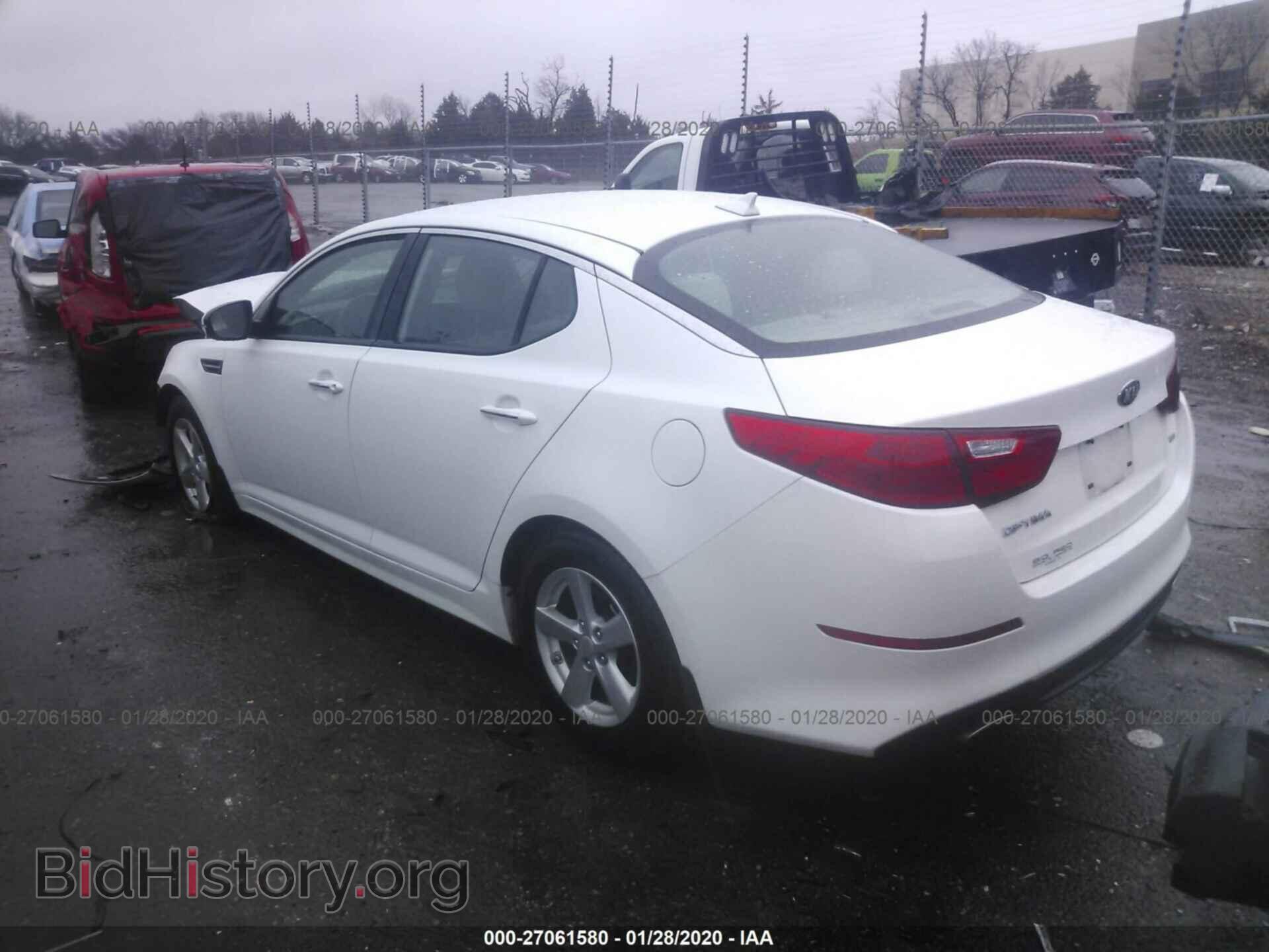 2014 KIA OPTIMA - VIN: KNAGM4A75E5510938 - Фото 3