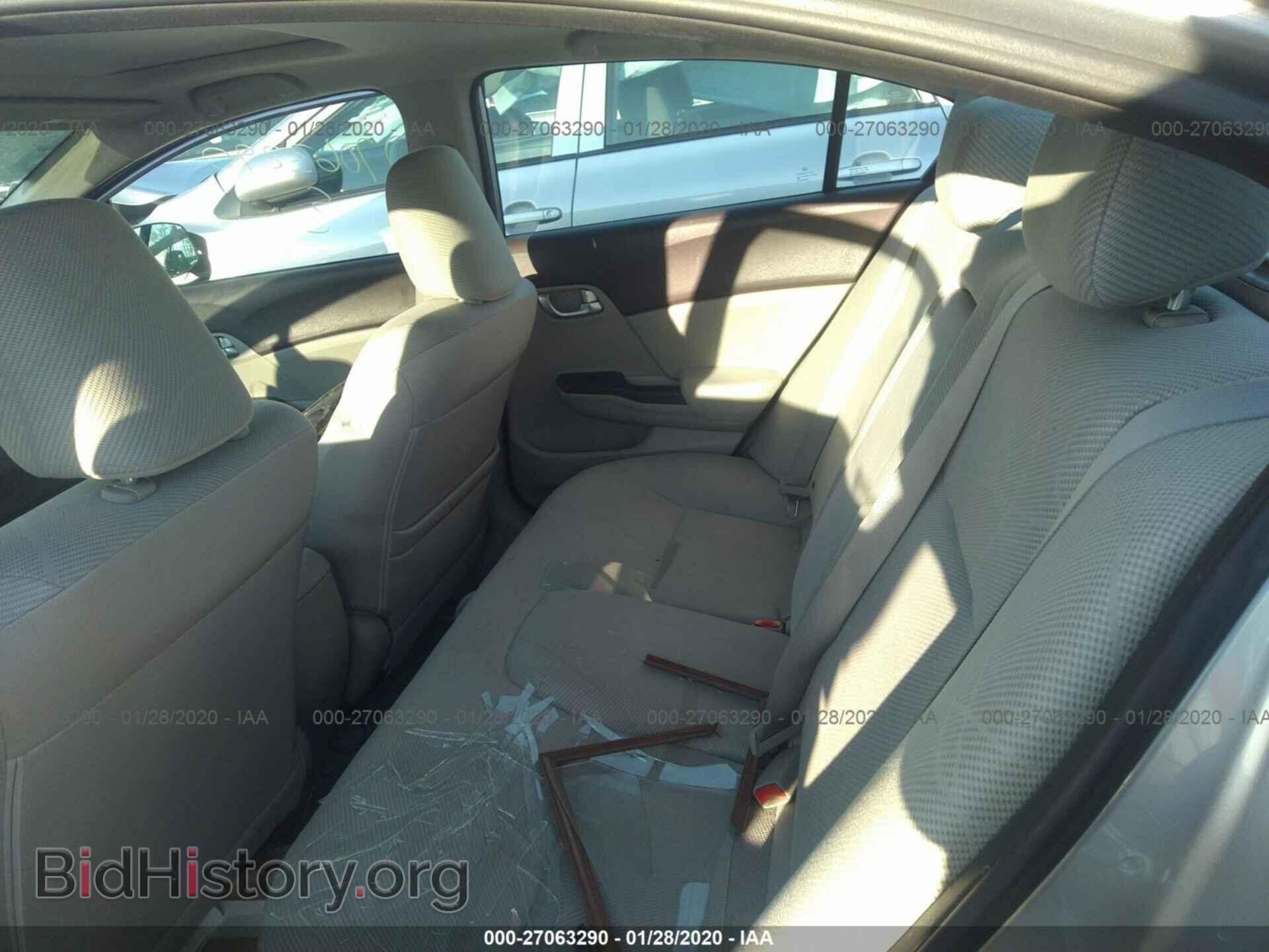 2012 HONDA CIVIC - VIN: 19XFB2F82CE322969 - Фото 8