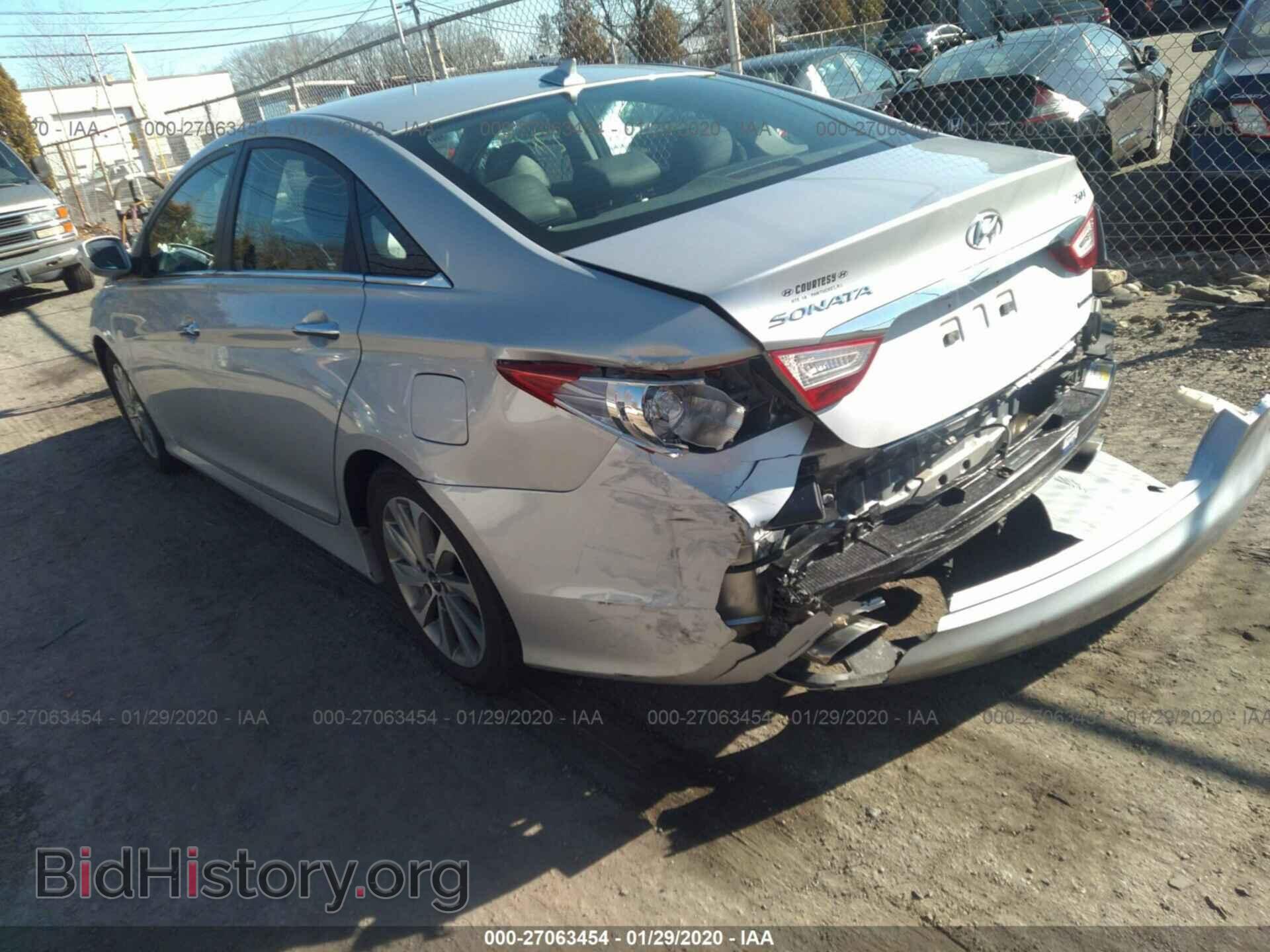 2014 HYUNDAI SONATA - VIN: 5NPEC4AB4EH909082 - Фото 3