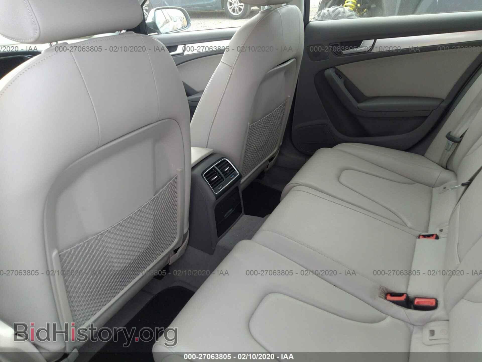 2012 AUDI A4 - VIN: WAUEFAFL0CN021124 - Photo 8