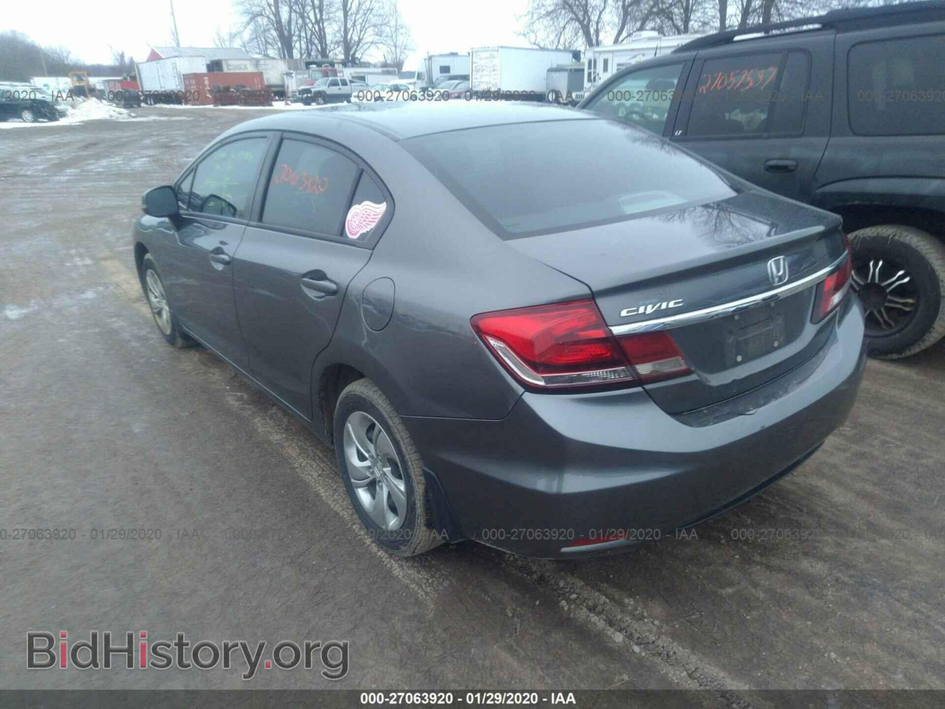 2013 HONDA CIVIC - VIN: 19XFB2F54DE039450 - Фото 3