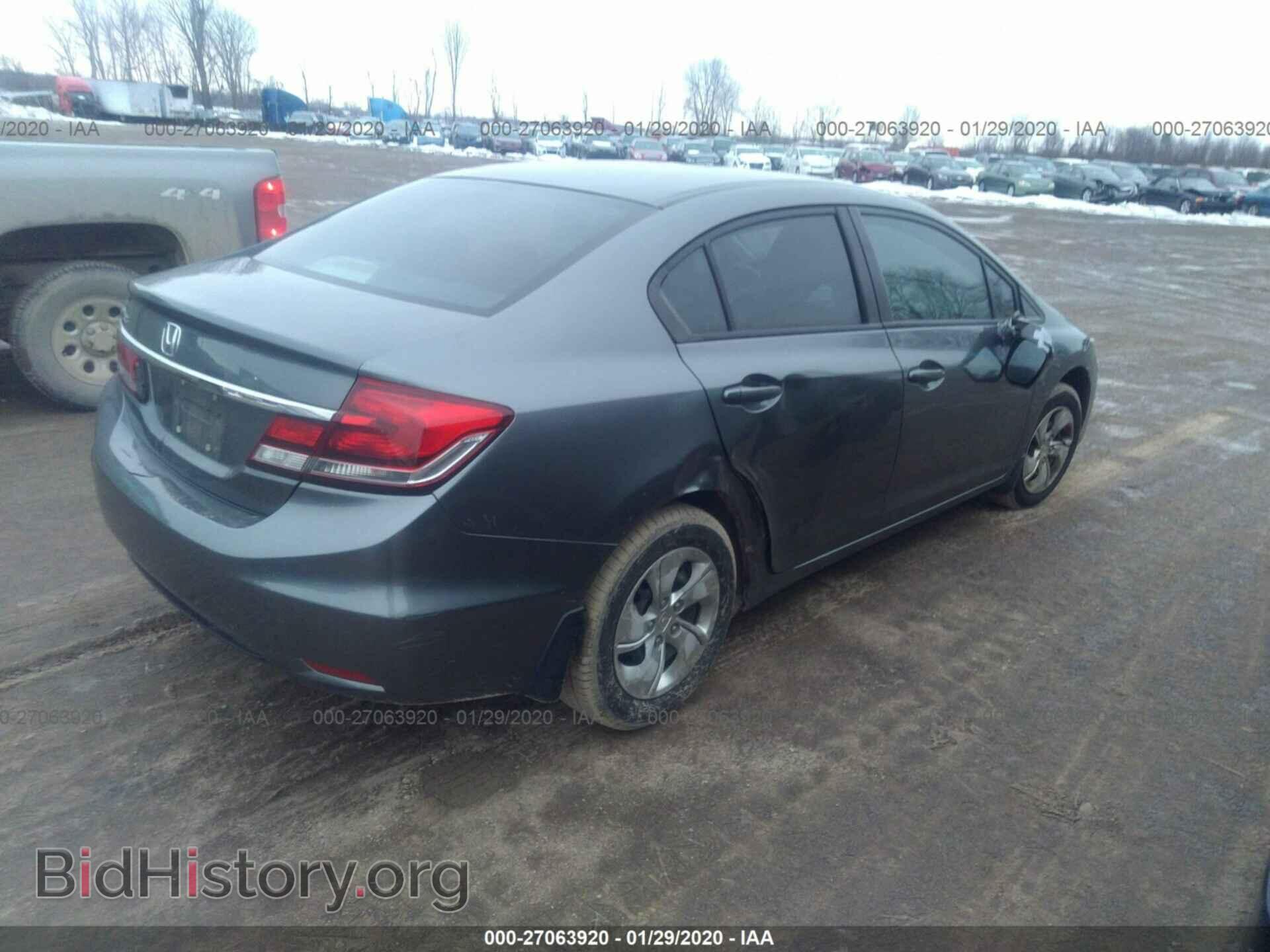 2013 HONDA CIVIC - VIN: 19XFB2F54DE039450 - Фото 4