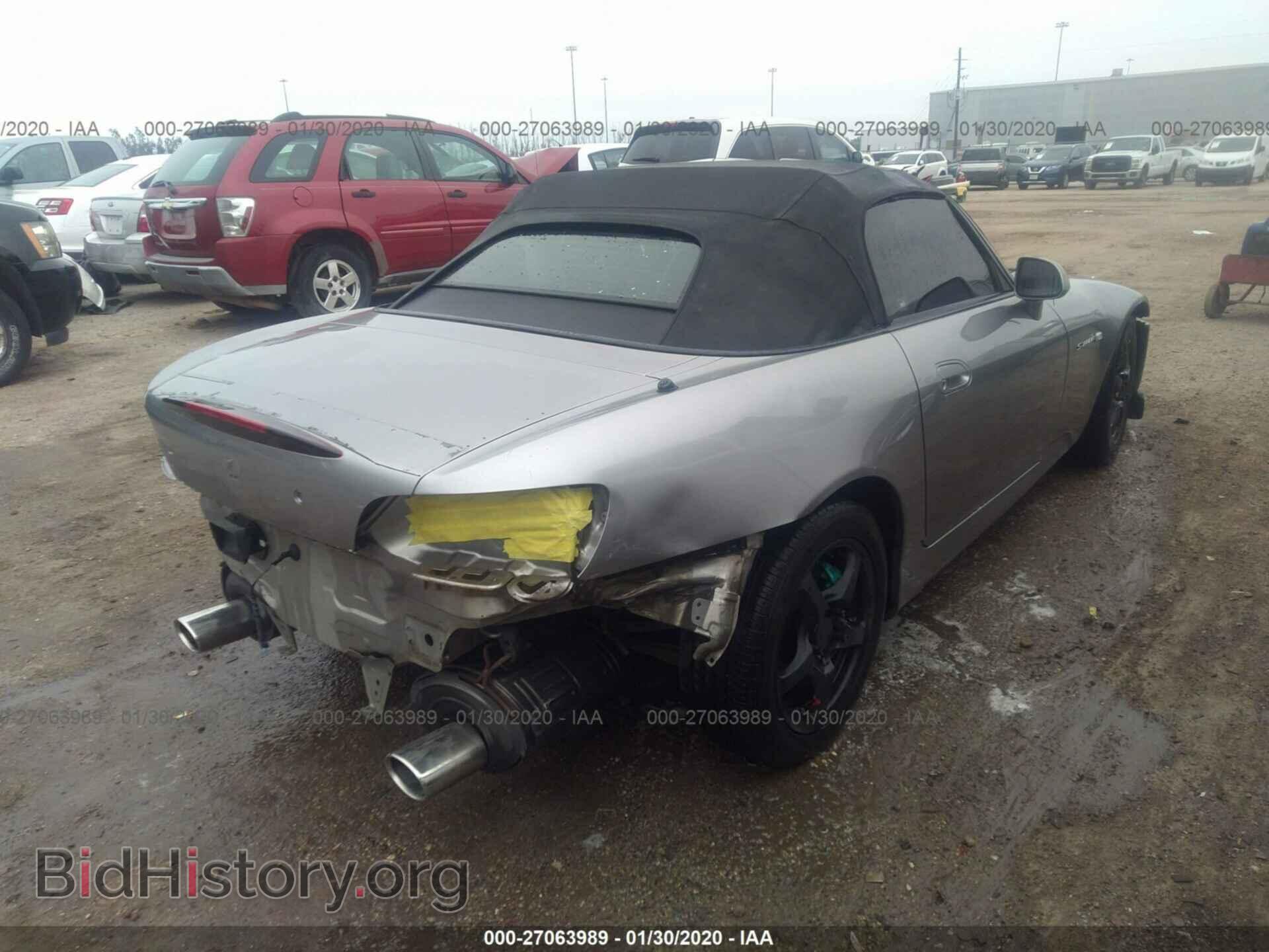 2004 HONDA S2000 - VIN: JHMAP21434T001059 - Фото 4