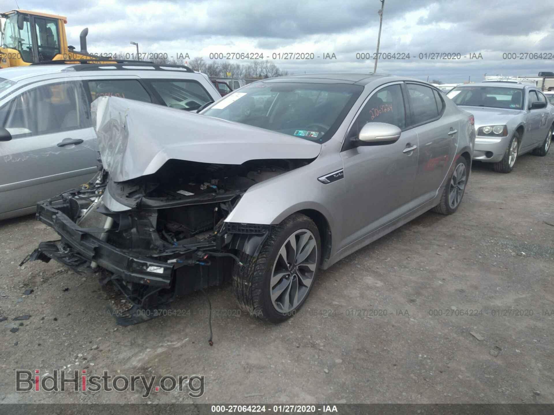 2015 KIA OPTIMA - VIN: 5XXGR4A63FG475342 - Фото 2