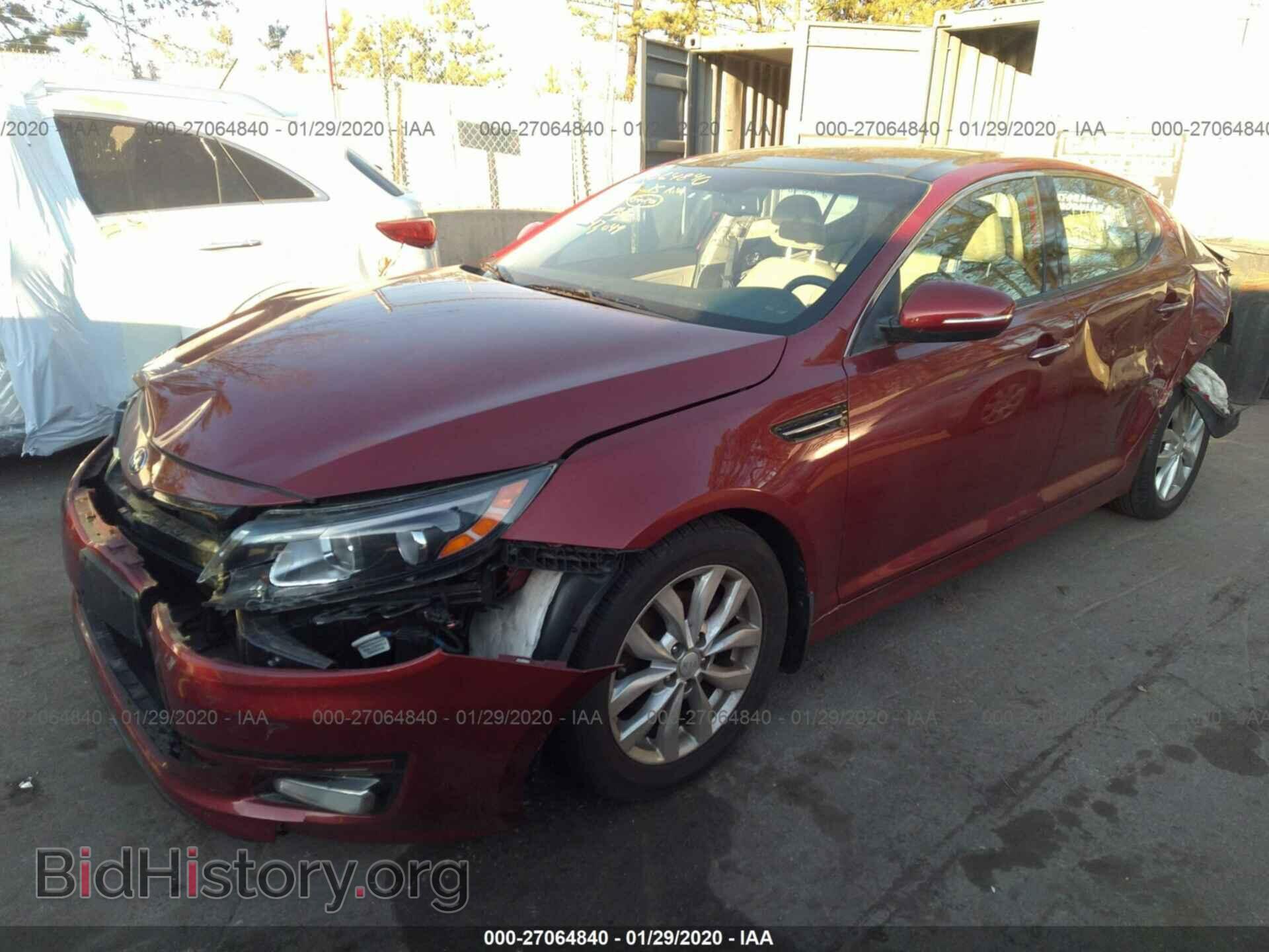 2015 KIA OPTIMA - VIN: 5XXGN4A76FG378317 - Фото 2