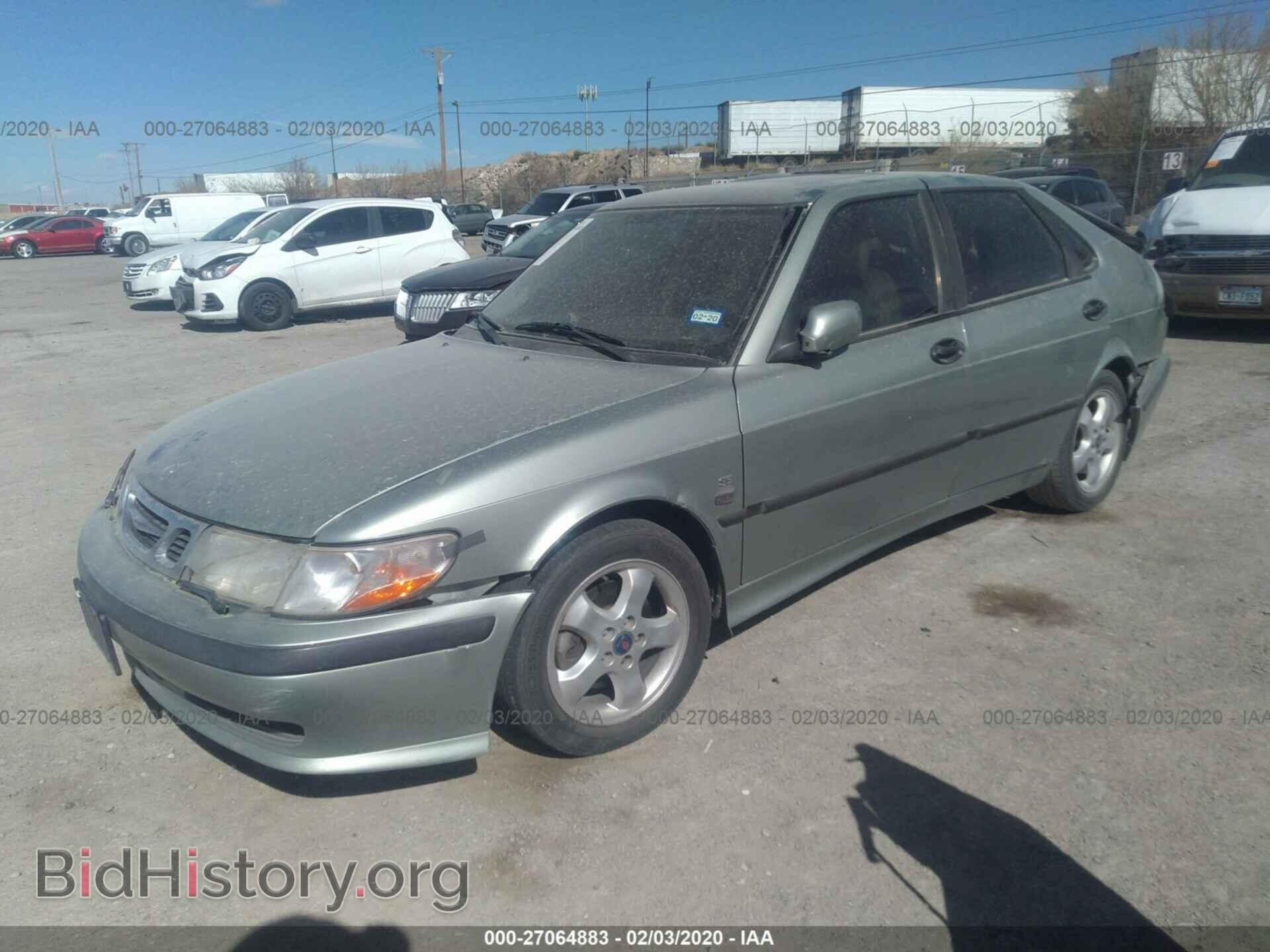 2001 SAAB 9-3 - VIN: YS3DF55K912054175 - Фото 2