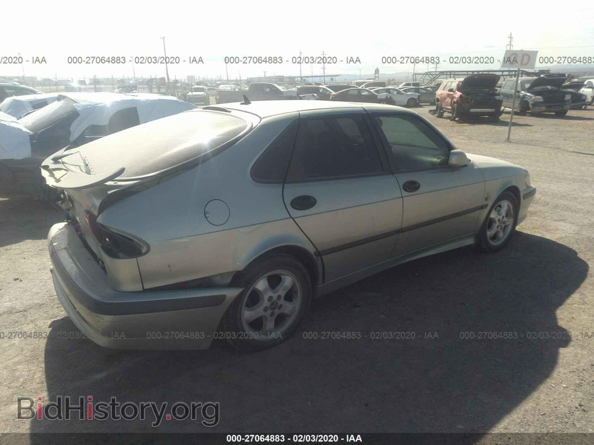 2001 SAAB 9-3 - VIN: YS3DF55K912054175 - Фото 4