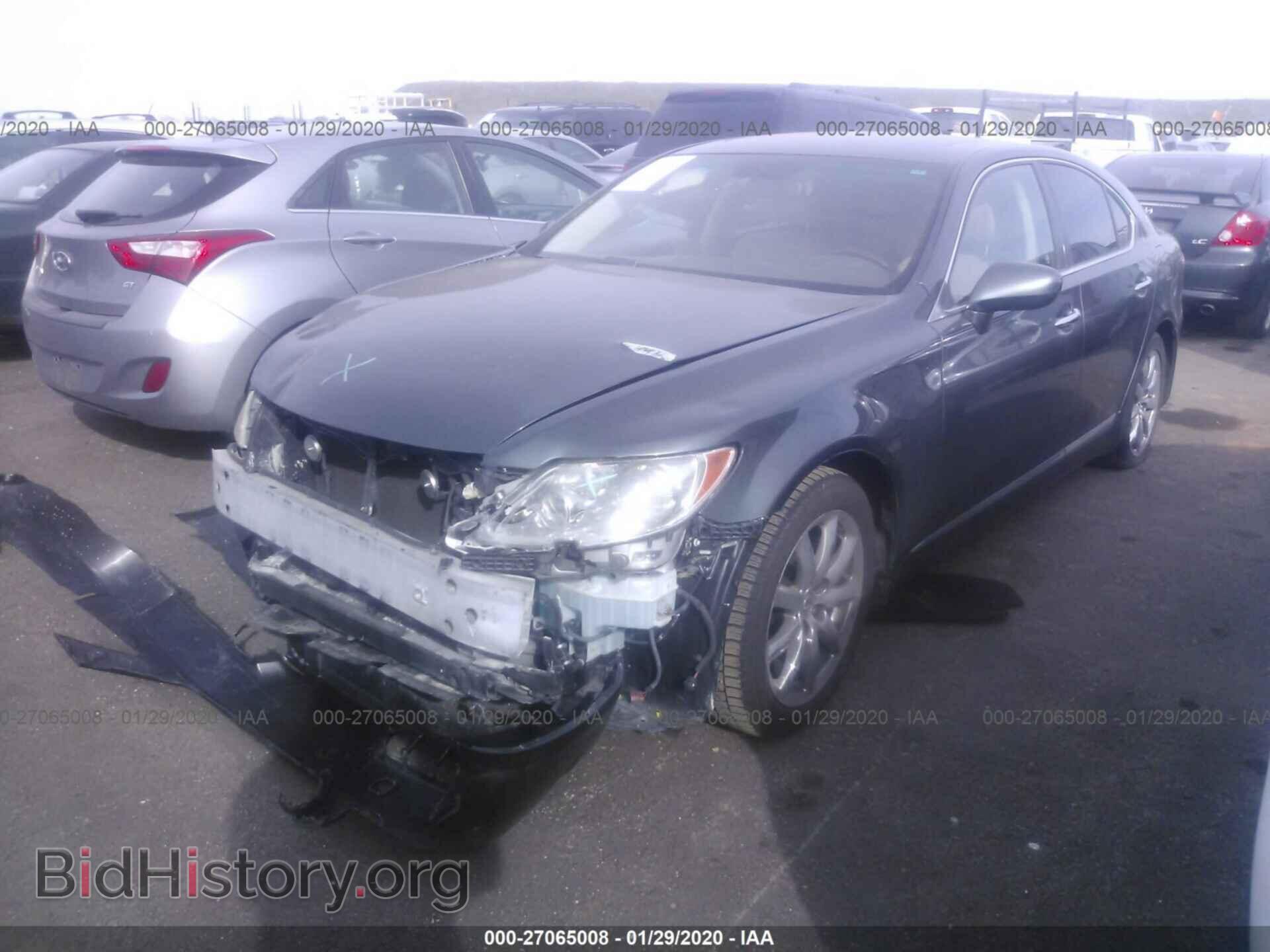 2007 LEXUS LS - VIN: JTHBL46F375046453 - Фото 2
