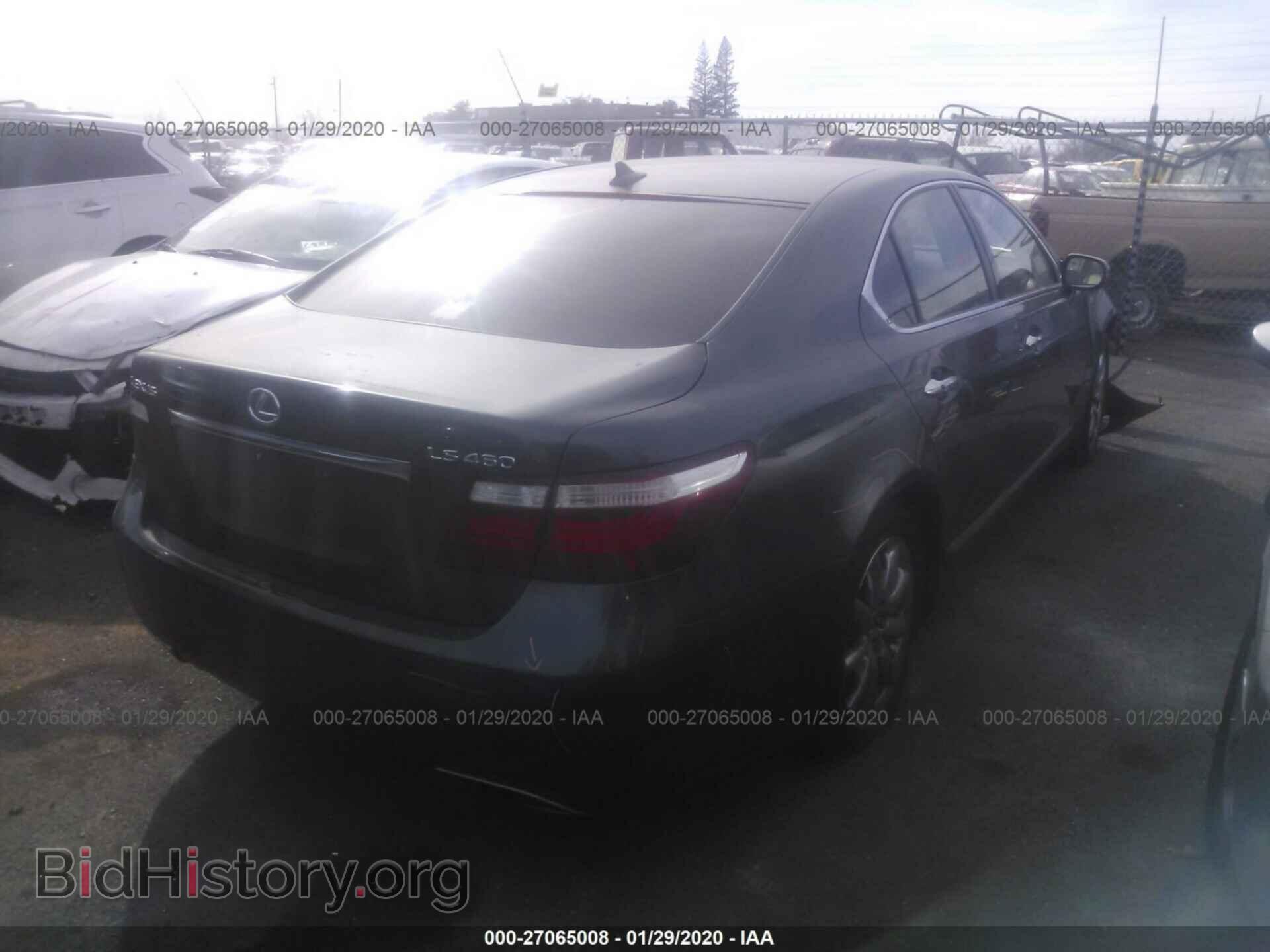 2007 LEXUS LS - VIN: JTHBL46F375046453 - Фото 4