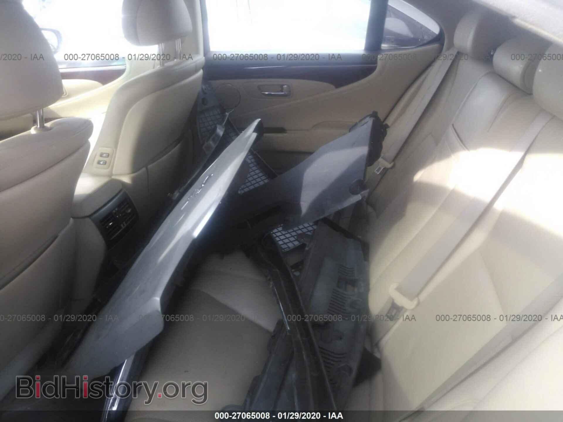 2007 LEXUS LS - VIN: JTHBL46F375046453 - Фото 8
