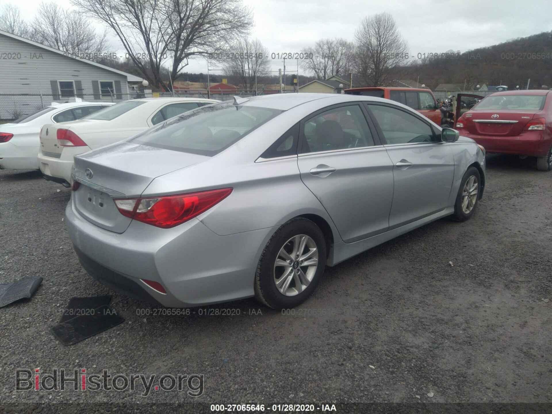 2014 HYUNDAI SONATA - VIN: 5NPEB4AC4EH896121 - Фото 4