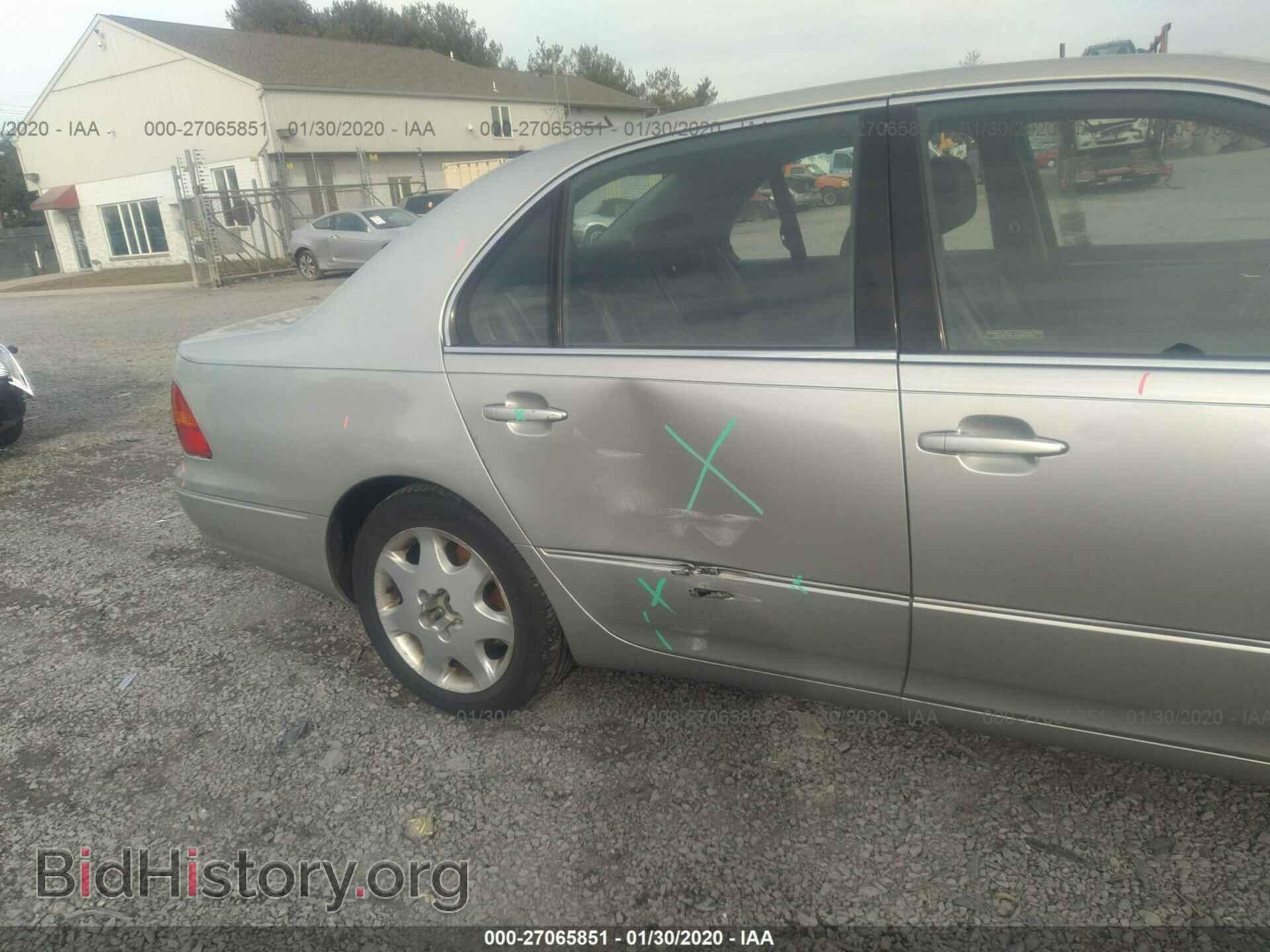 2001 LEXUS LS - VIN: JTHBN30F810017810 - Фото 6