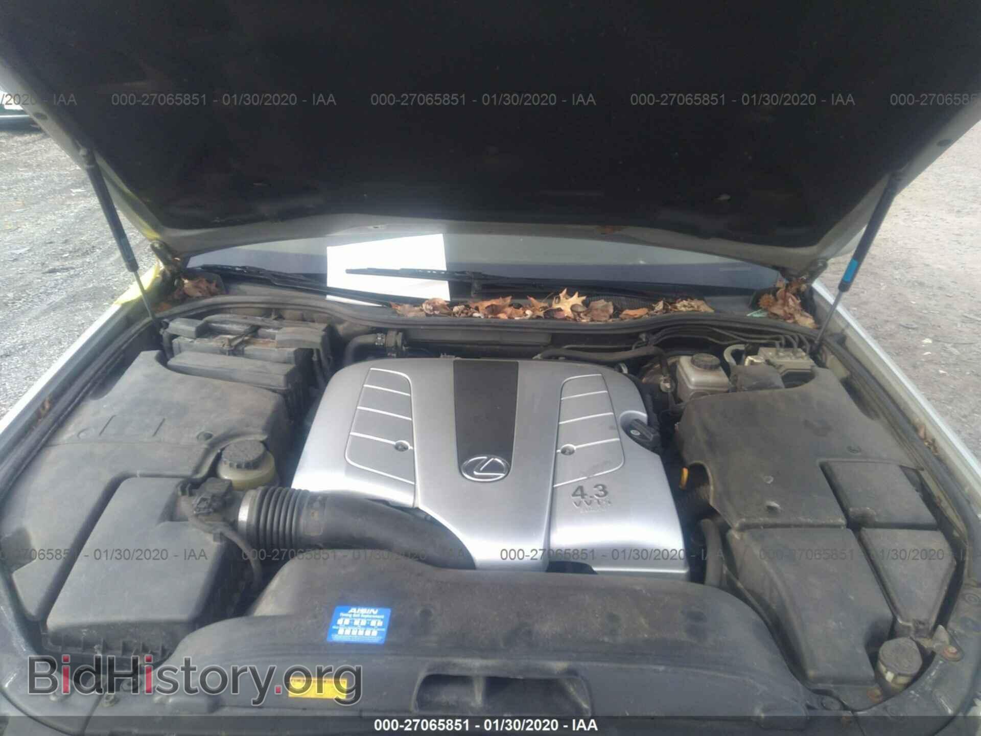 2001 LEXUS LS - VIN: JTHBN30F810017810 - Фото 10