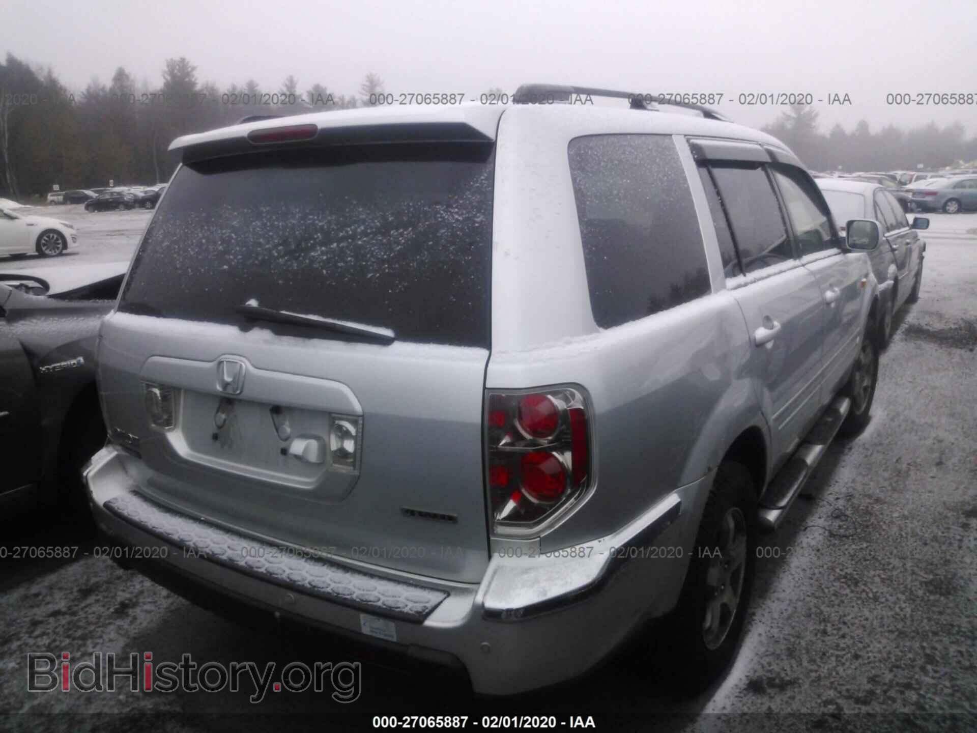 2007 HONDA PILOT - VIN: 2HKYF18717H525932 - Фото 4