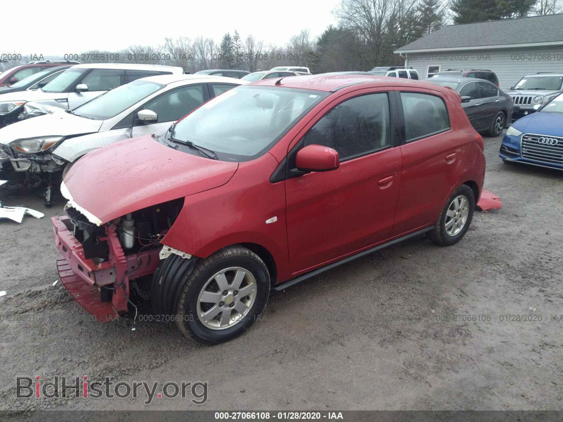 2014 MITSUBISHI MIRAGE - VIN: ML32A4HJ7EH003595 - Фото 2