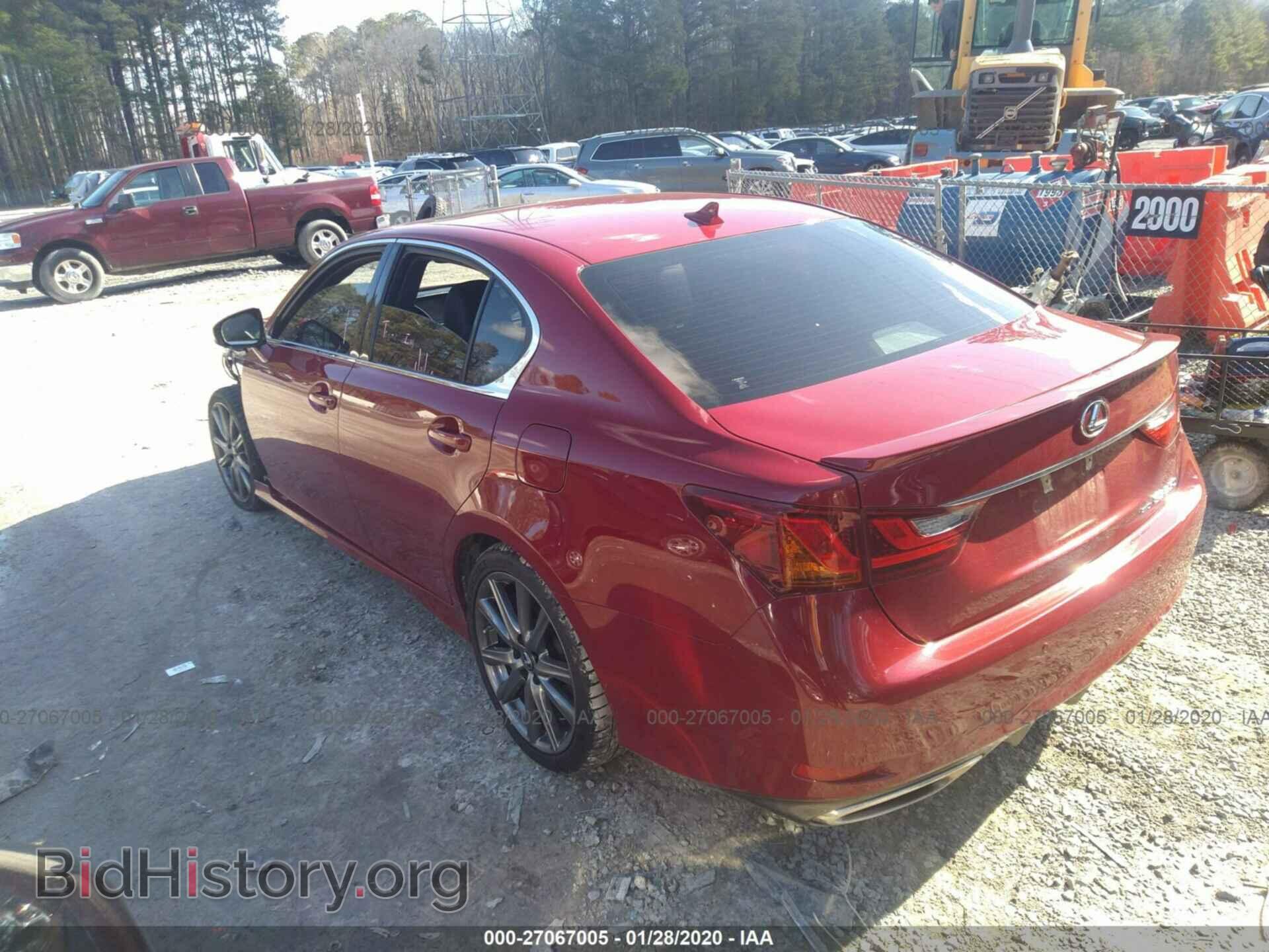 2013 LEXUS GS - VIN: JTHCE1BLXD5011896 - Фото 3