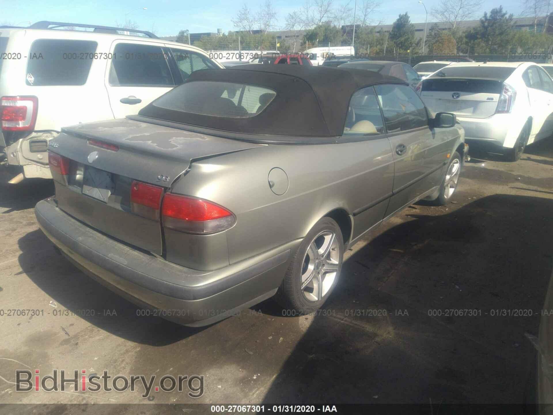 1999 SAAB 9-3 - VIN: YS3DD75N3X7022877 - Фото 4