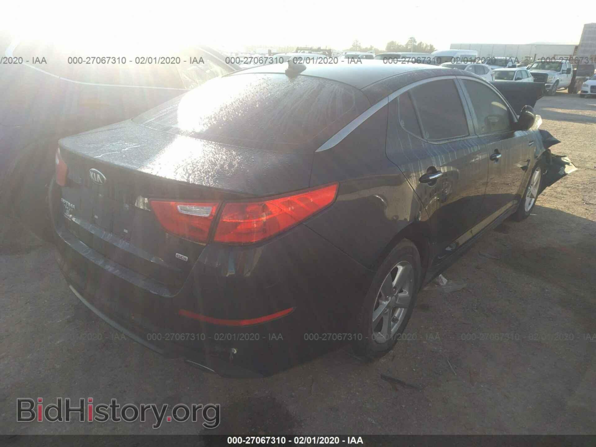 2014 KIA OPTIMA - VIN: 5XXGM4A76EG310343 - Фото 4