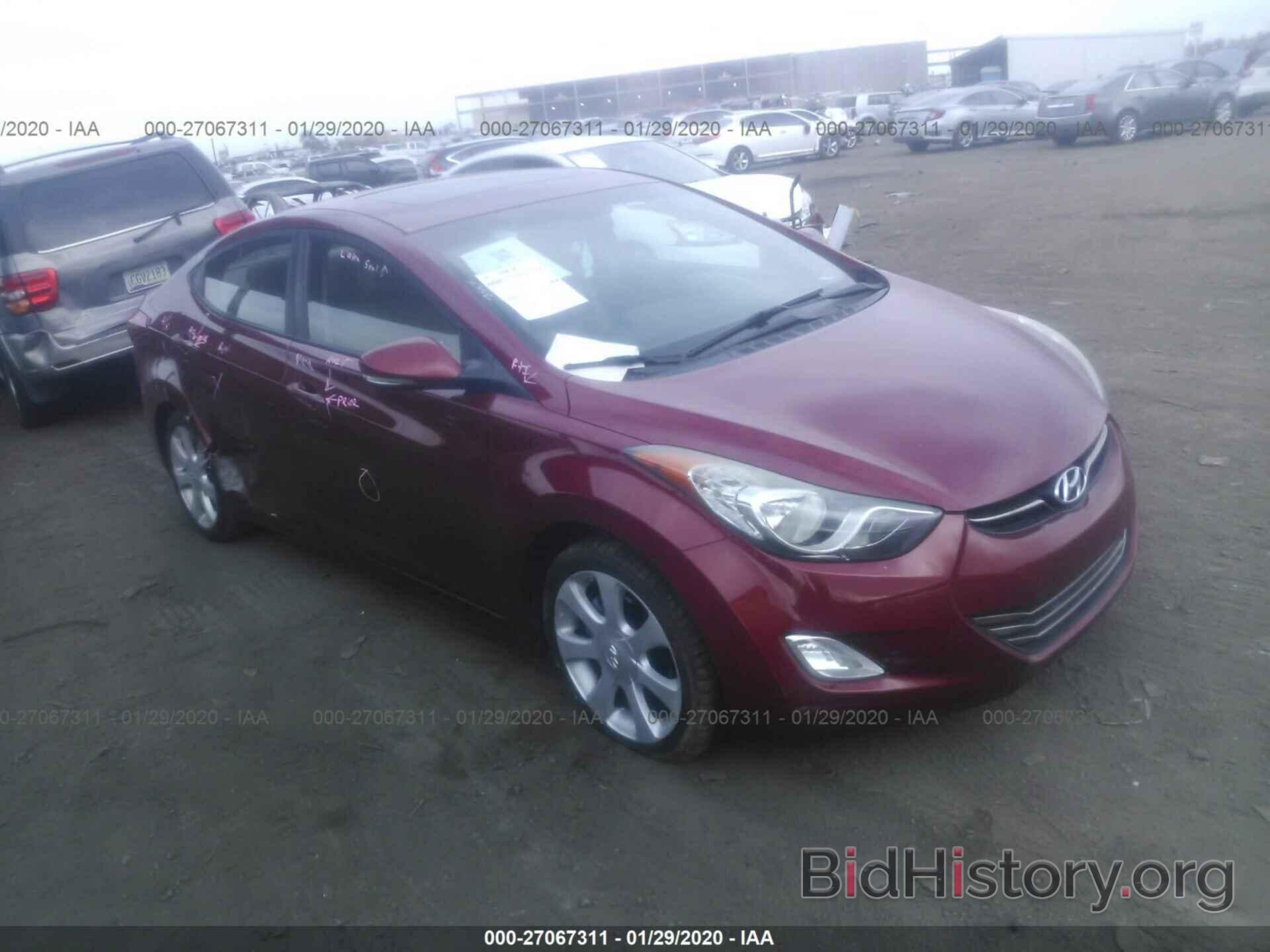 Photo KMHDH4AE2CU309084 - HYUNDAI ELANTRA 2012