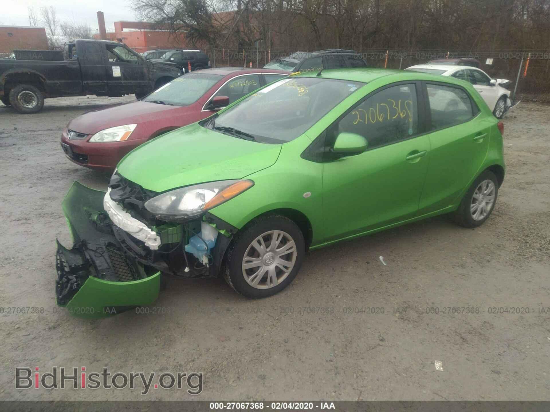 2011 MAZDA MAZDA2 - VIN: JM1DE1HY6B0110136 - Фото 2