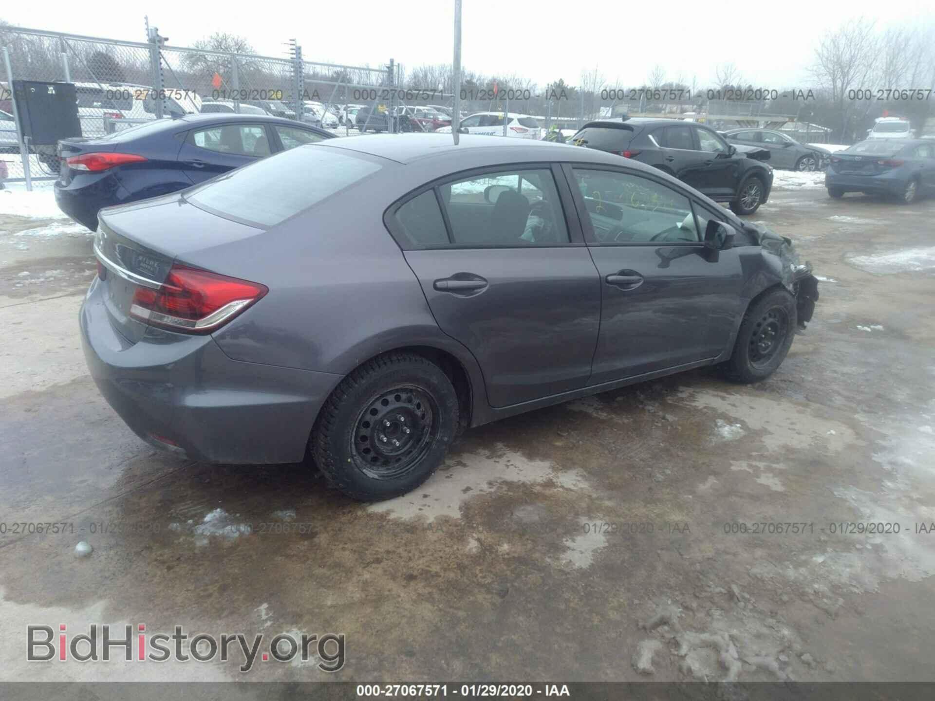 2014 HONDA CIVIC - VIN: 19XFB2F53EE026240 - Фото 4