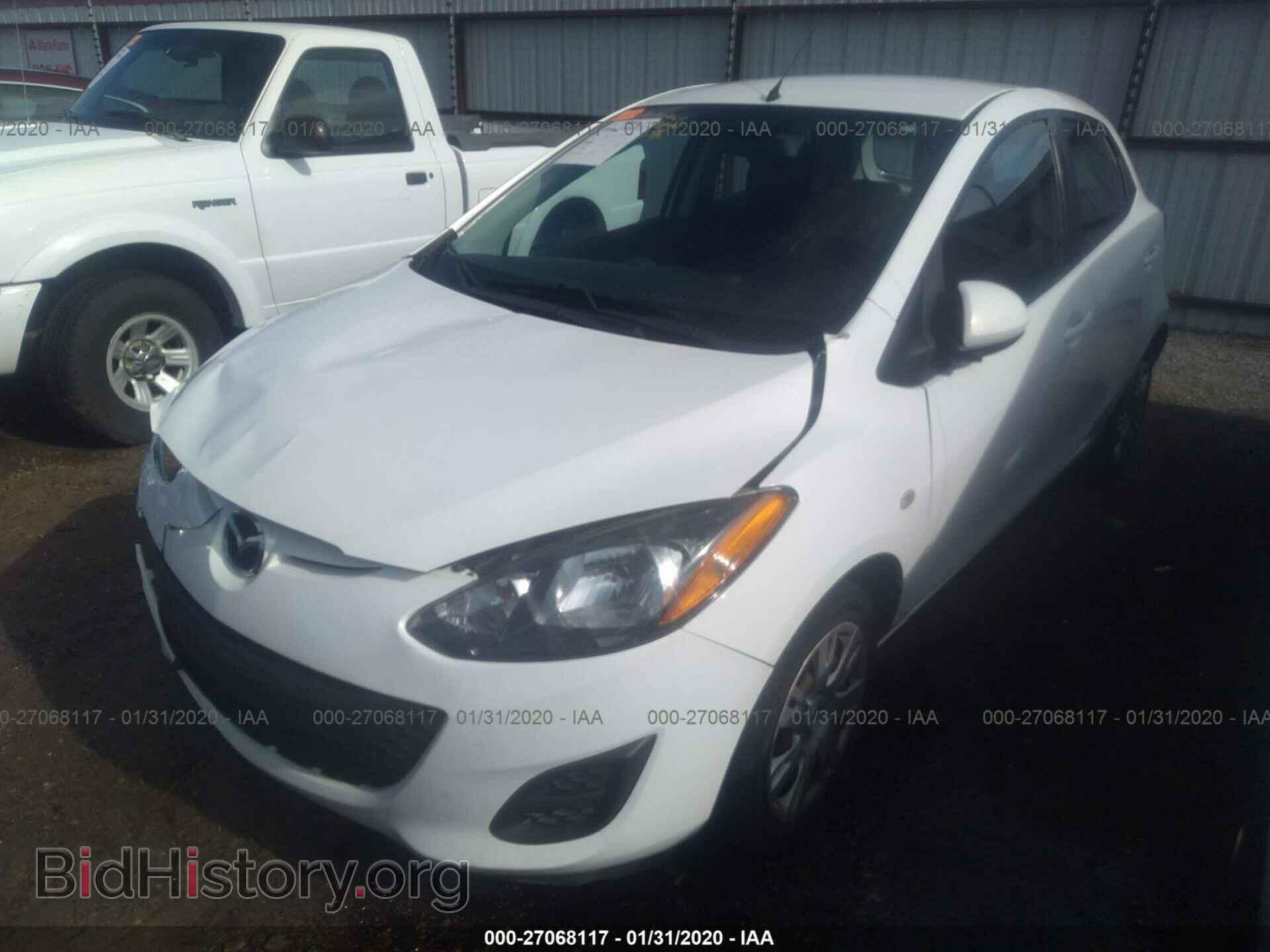 2014 MAZDA MAZDA2 - VIN: JM1DE1KY3E0177886 - Фото 2