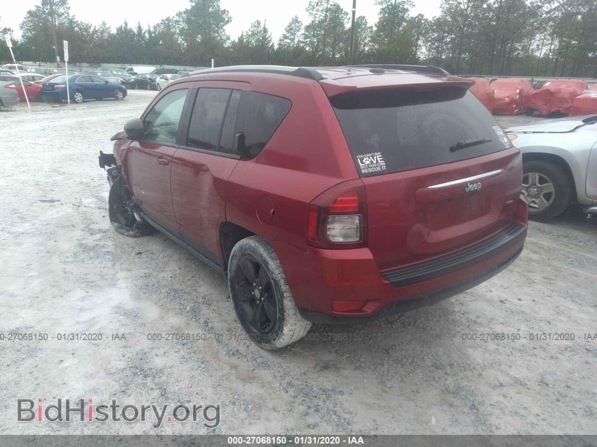 2016 JEEP COMPASS - VIN: 1C4NJCBB7GD514644 - Фото 3