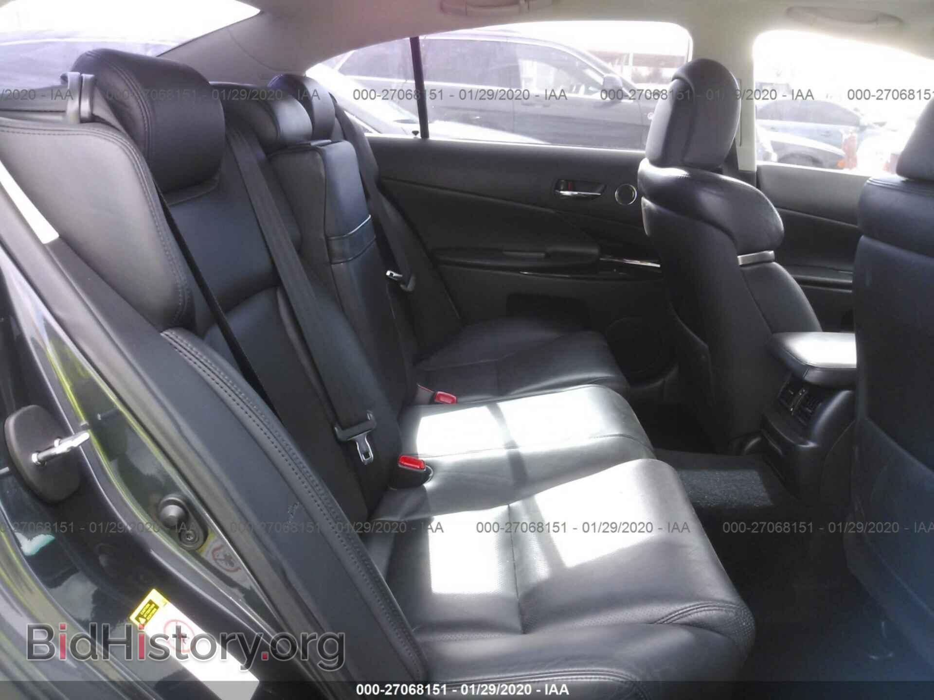 2011 LEXUS GS - VIN: JTHBE1KS4B0054076 - Фото 8