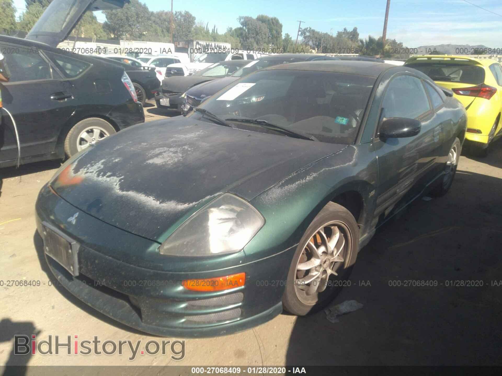 2002 MITSUBISHI ECLIPSE - VIN: 4A3AC54H22E061832 - Фото 2