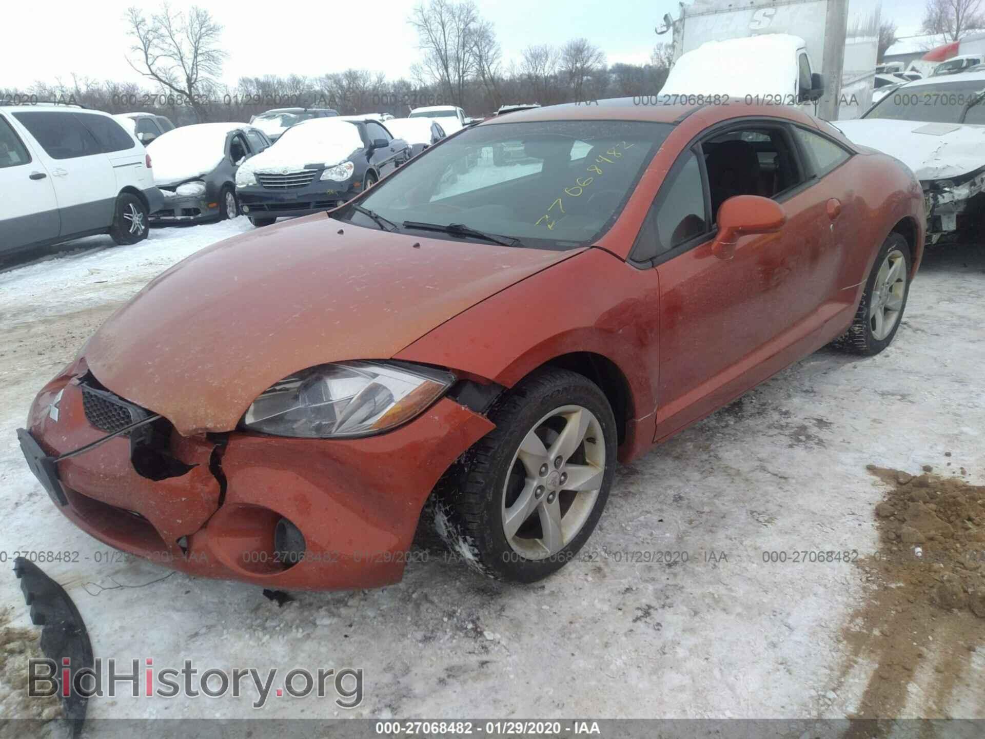 2007 MITSUBISHI ECLIPSE - VIN: 4A3AK24F77E004467 - Фото 2