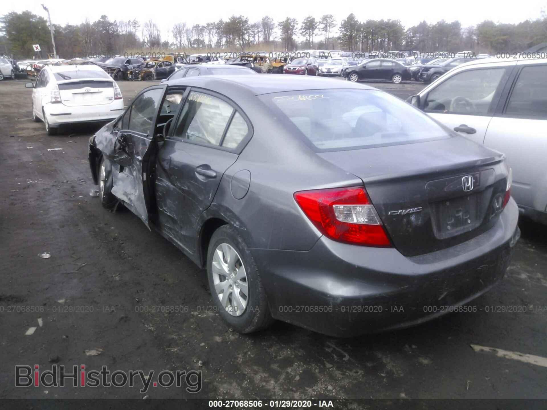 2012 HONDA CIVIC - VIN: 2HGFB2F53CH324757 - Фото 3