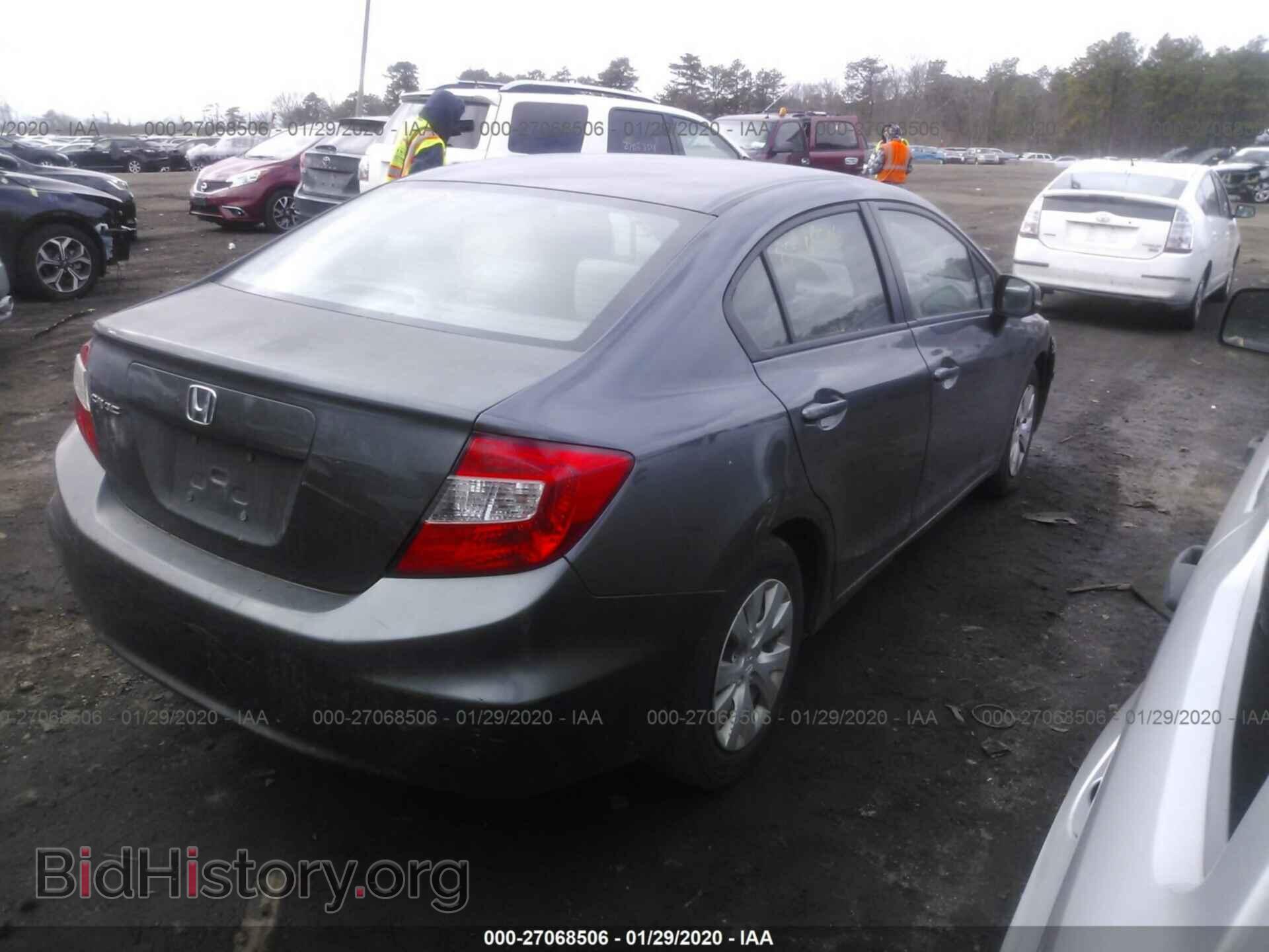 2012 HONDA CIVIC - VIN: 2HGFB2F53CH324757 - Фото 4