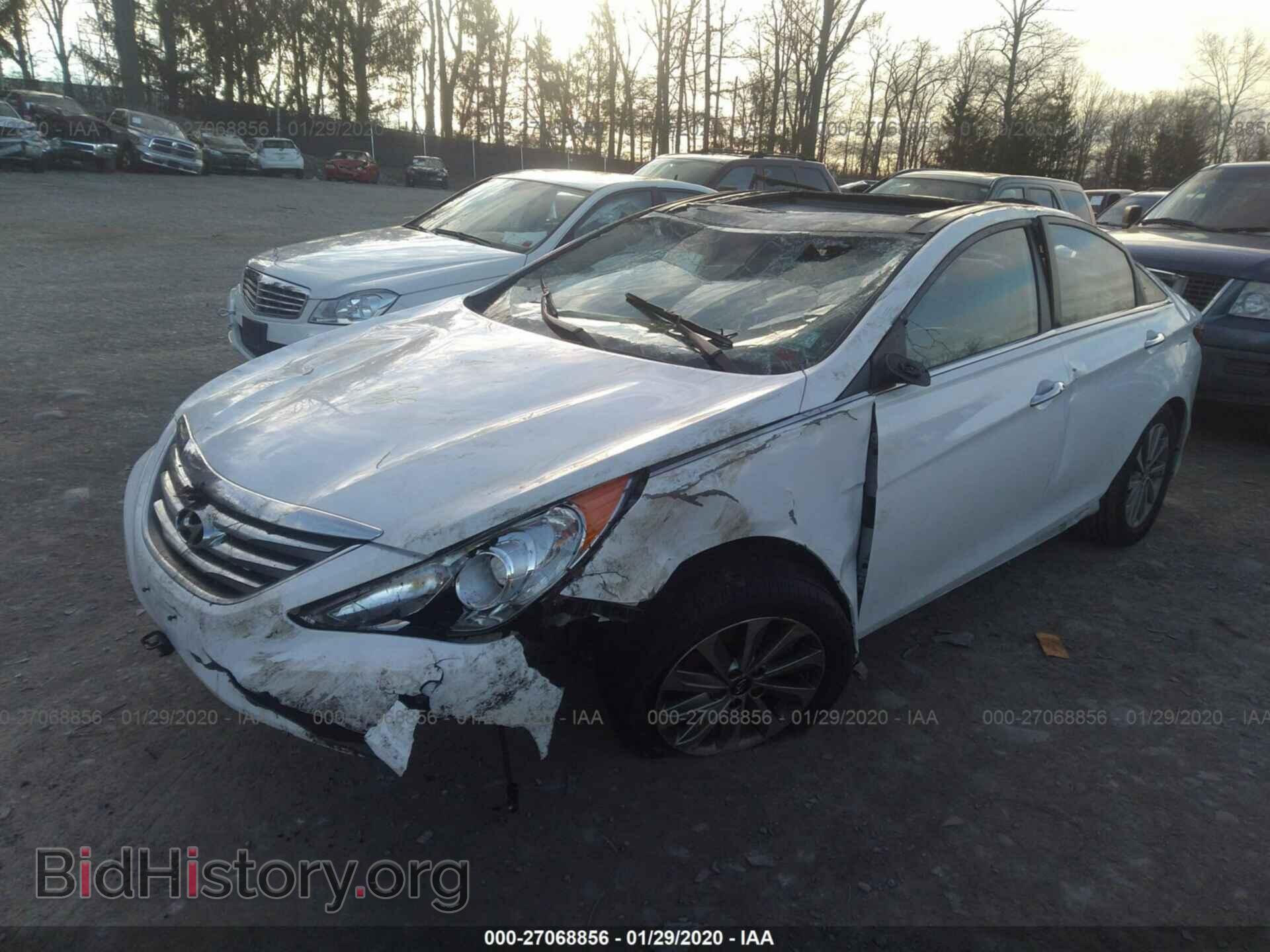 2014 HYUNDAI SONATA - VIN: 5NPEC4AC4EH842024 - Фото 2