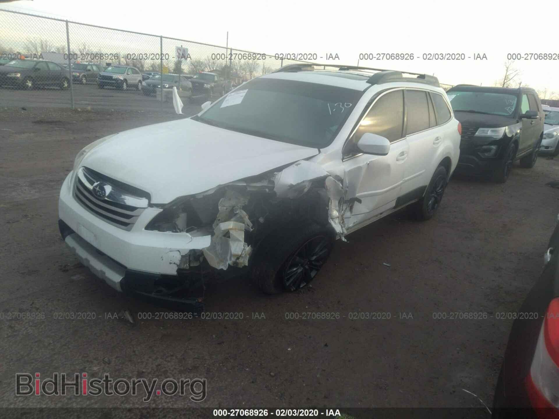 2011 SUBARU OUTBACK - VIN: 4S4BRBLC9B3409059 - Фото 2